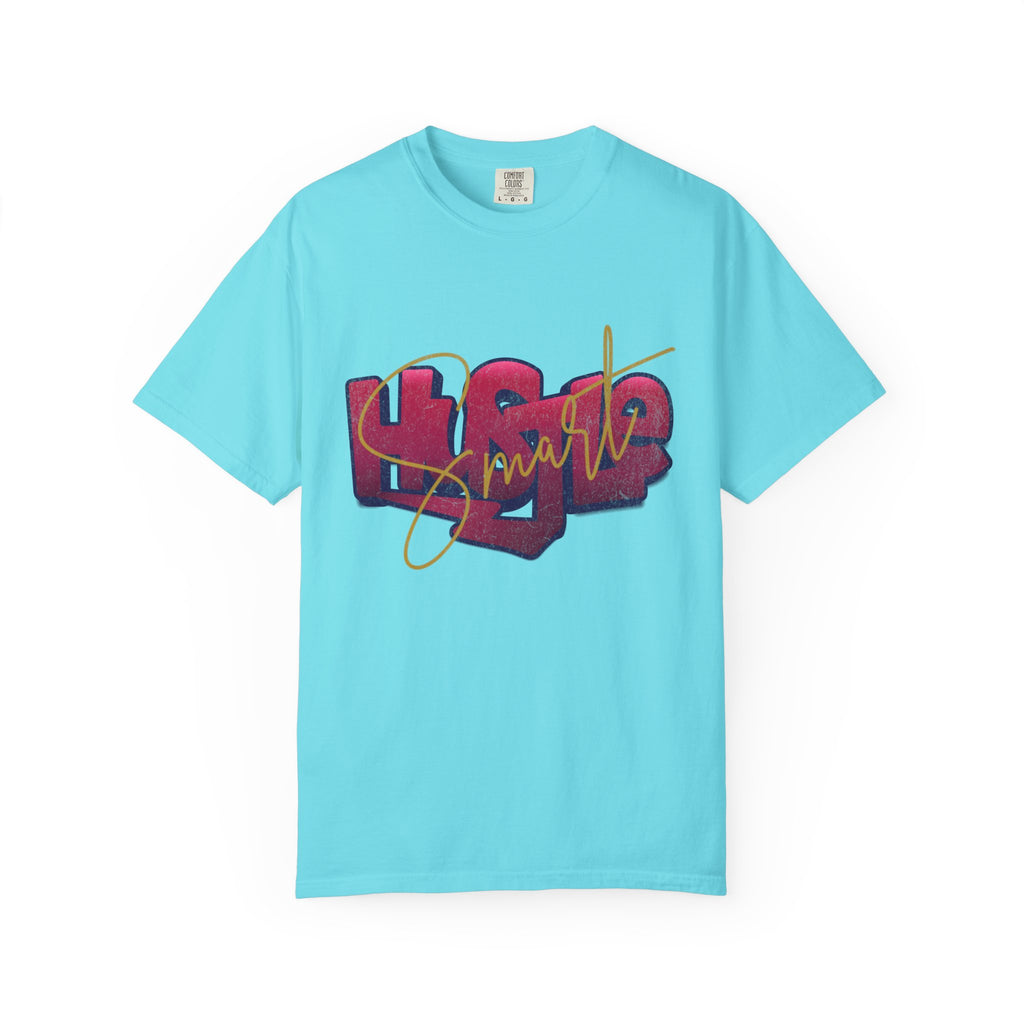 Textured Retro Hustle Smart Graphic Shirt