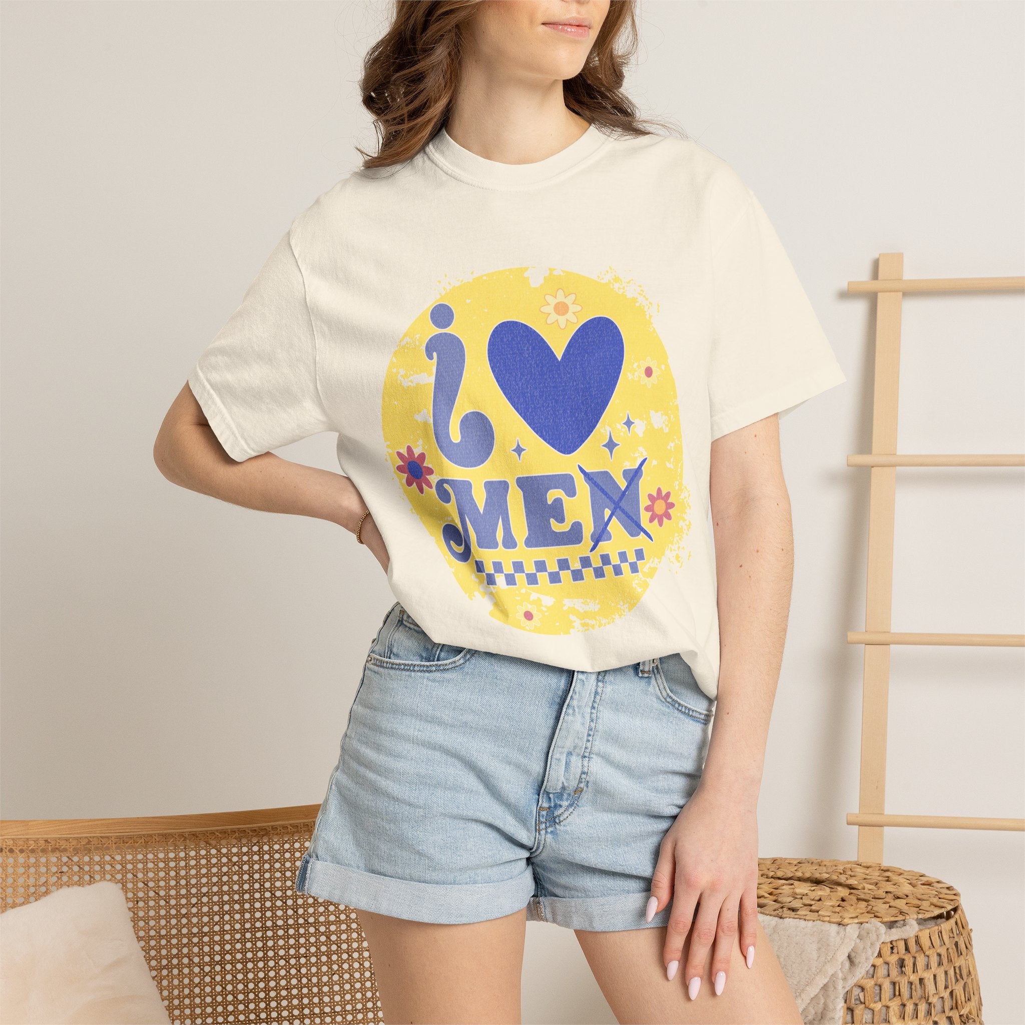 Funny Retro Self Love Textured Tee