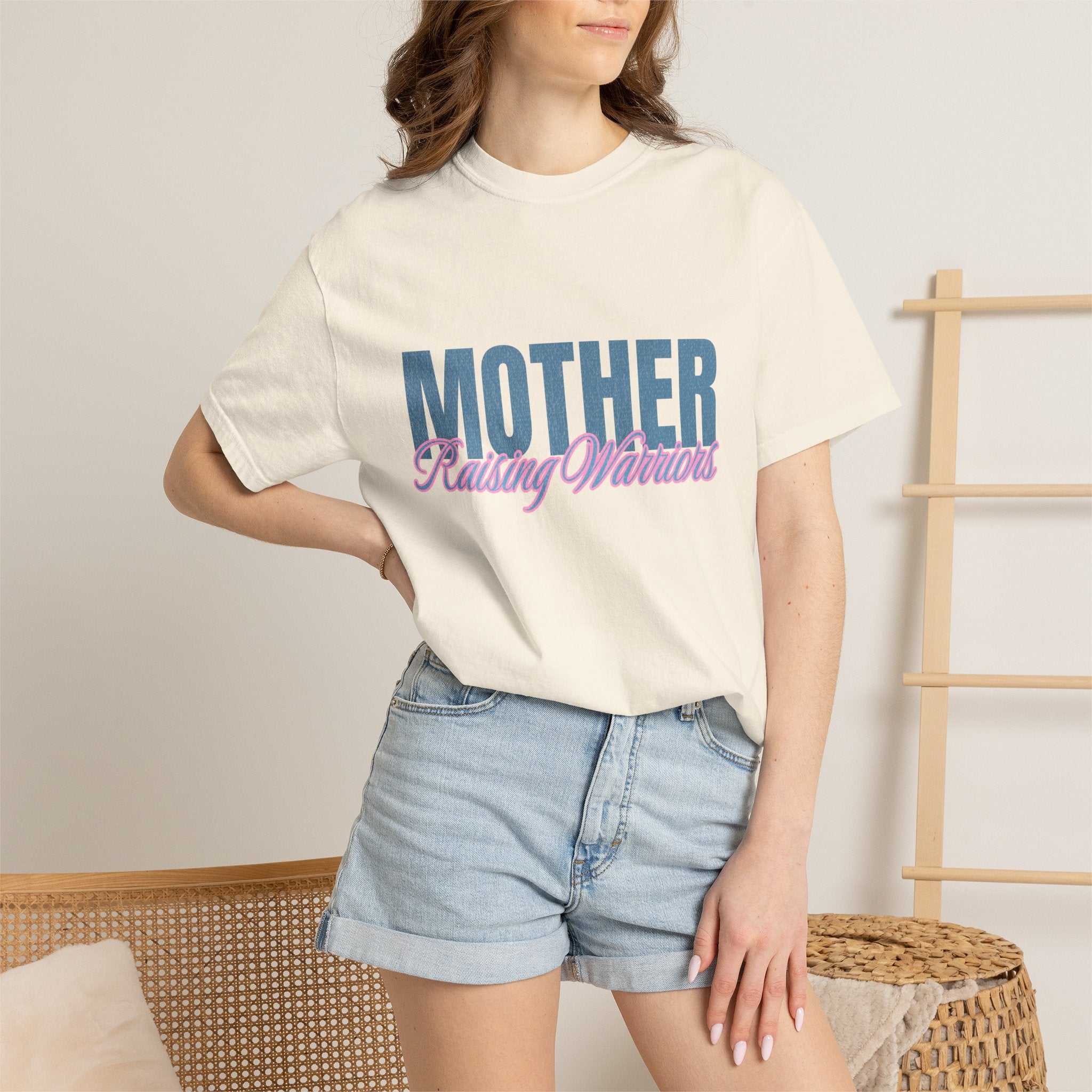 Mother Raising Warriors Retro Textured Tee