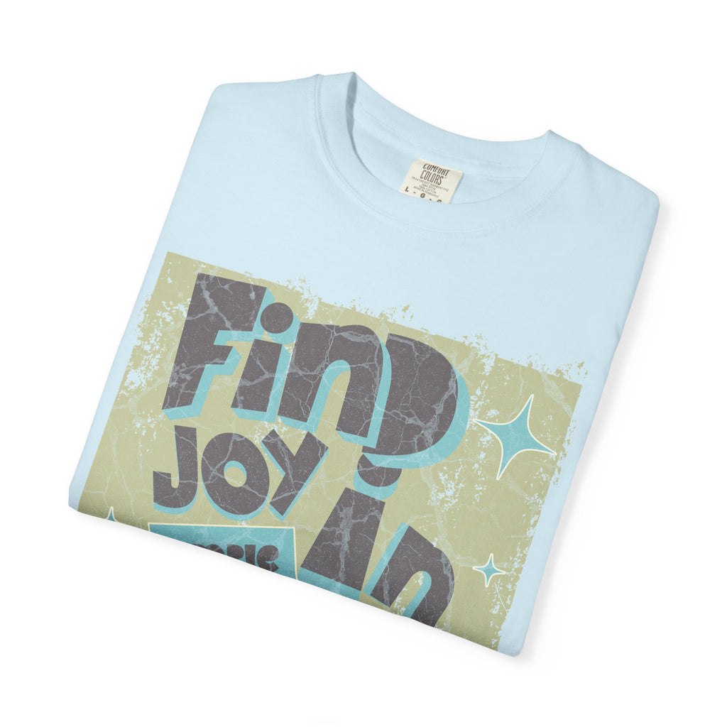 Find Joy In Simple Things Textured T-Shirt