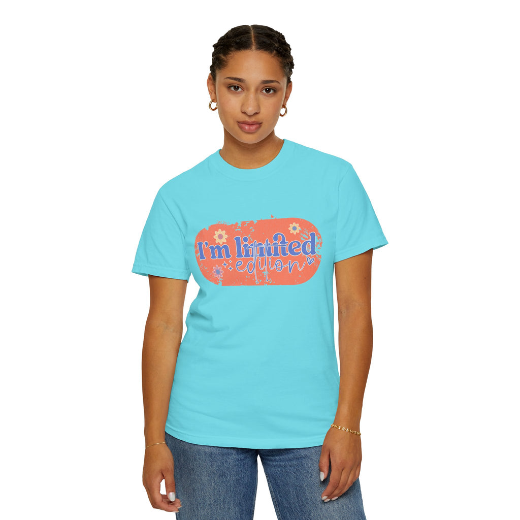 Textured I'm Limited Edition T-Shirt — Retro Floral Graphic Tee