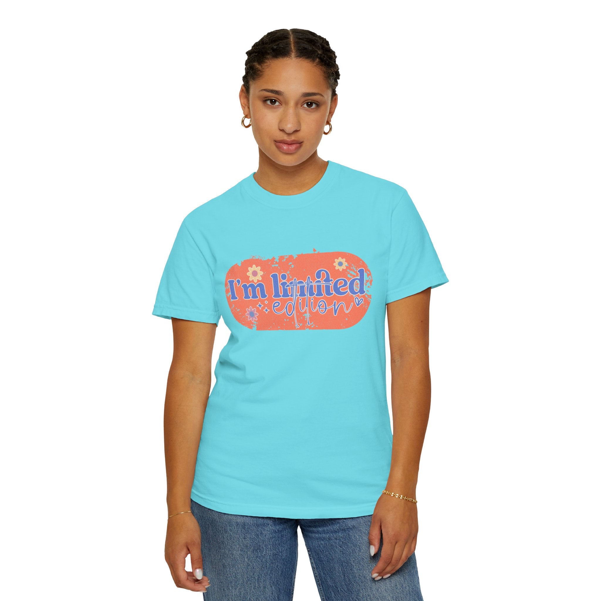 Textured I'm Limited Edition T-Shirt — Retro Floral Graphic Tee