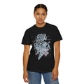 Mama Lightning Bolt Textured Graphic Tee — Floral Leopard Rocker Mom T-Shirt