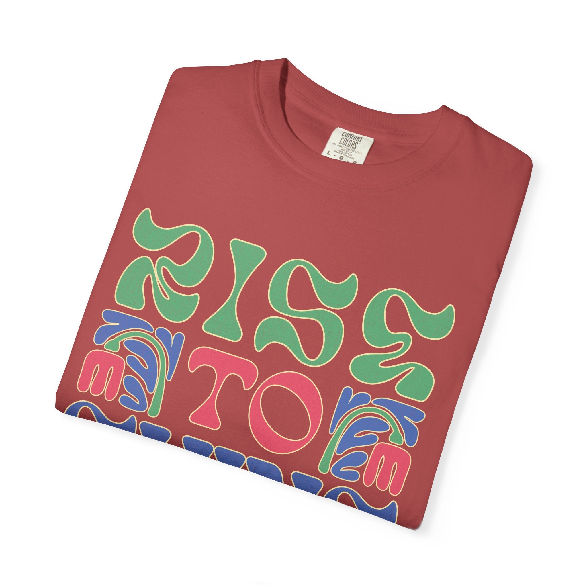 Rise to Shine T-shirt | Retro Psychedelic Lettering