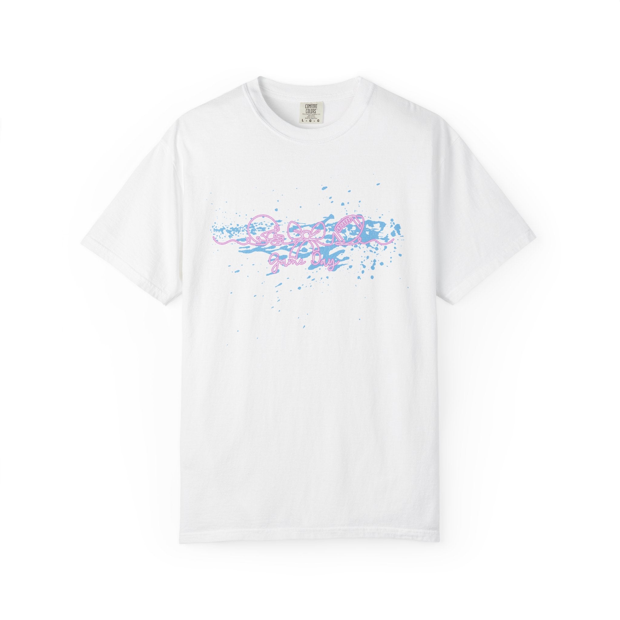 Coquette Aesthetic Football Game Day Textured Tee