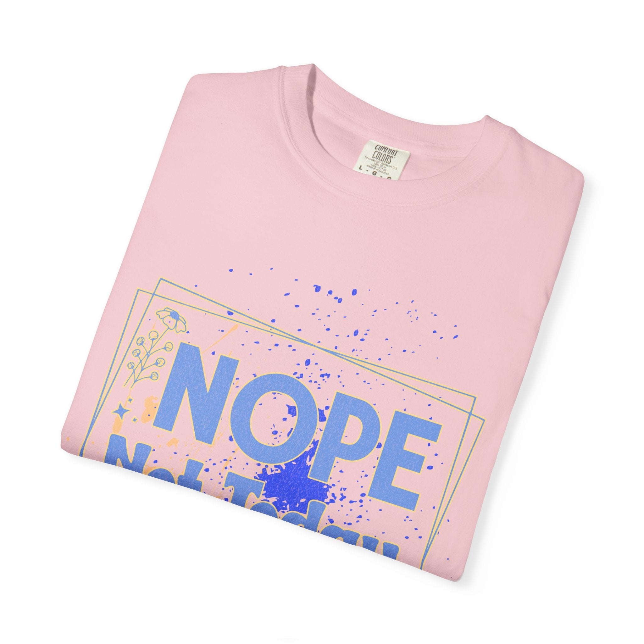 Textured Retro Nope Not Today Tee