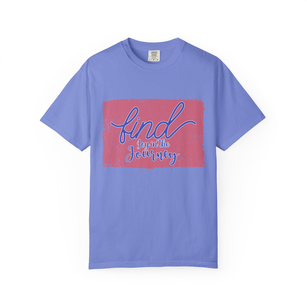 Find Joy in the Journey T-shirt |Textured Inspirational Script Graphic