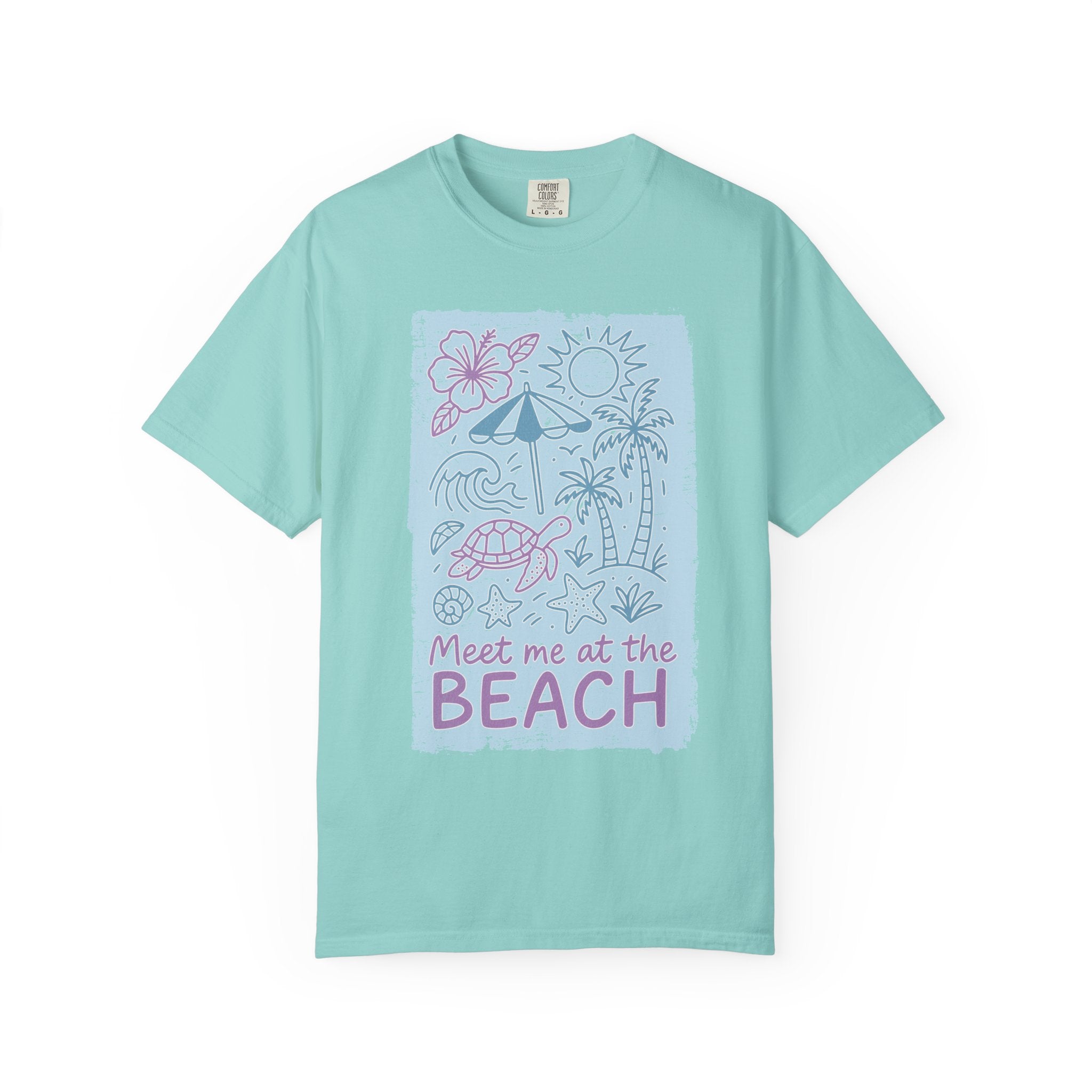 Meet Me at the Beach Textured T-Shirt