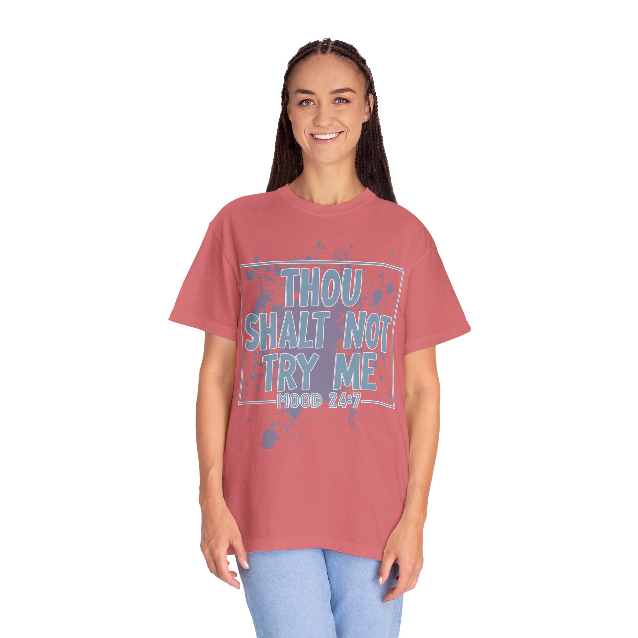 Textured Retro Funny Antisocial Sarcastic Tee
