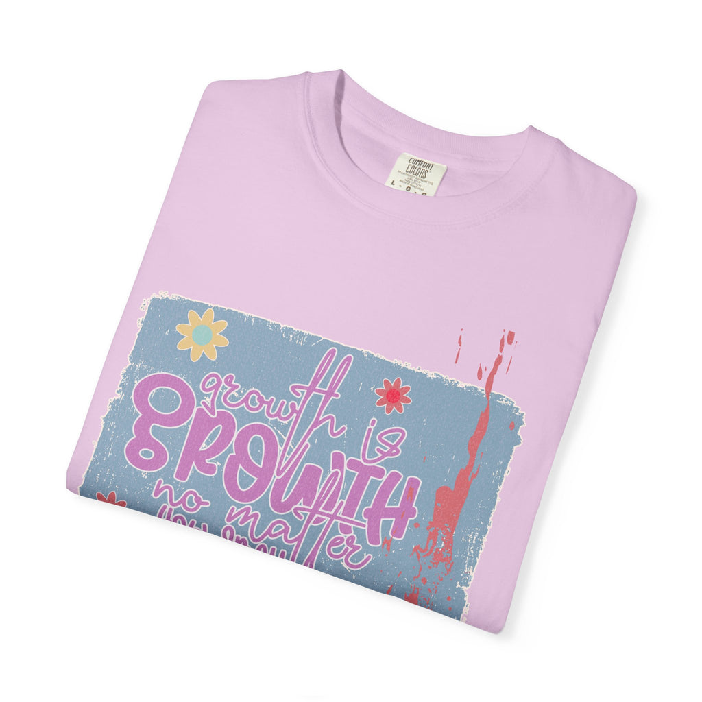 Textured Retro Growth Is Growth Tee