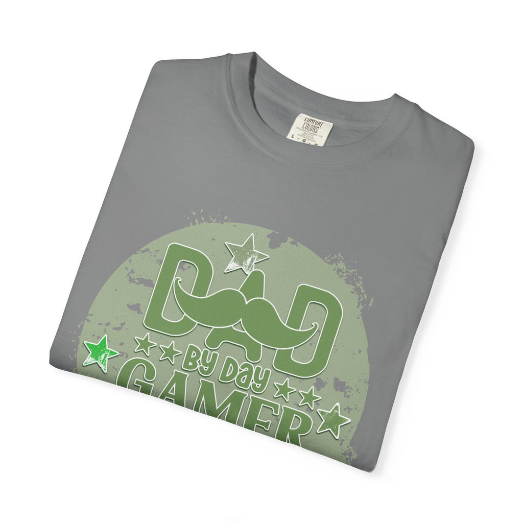 Dad By Day Gamer By Night Textured T-Shirt