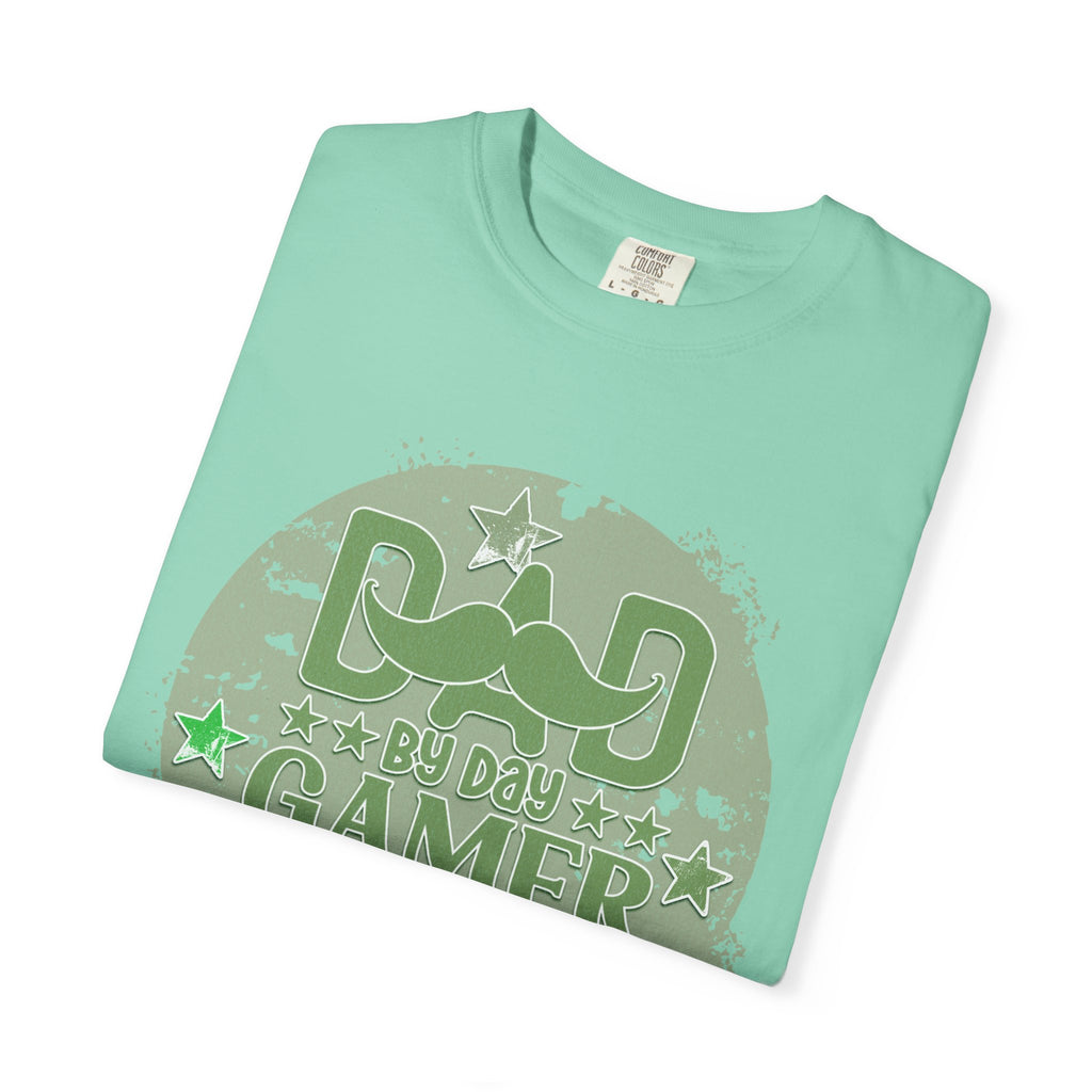 Dad By Day Gamer By Night Textured T-Shirt