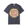 Coffee and Friends Textured T-Shirt — 'Makes the Perfect Blend' Casual Tee