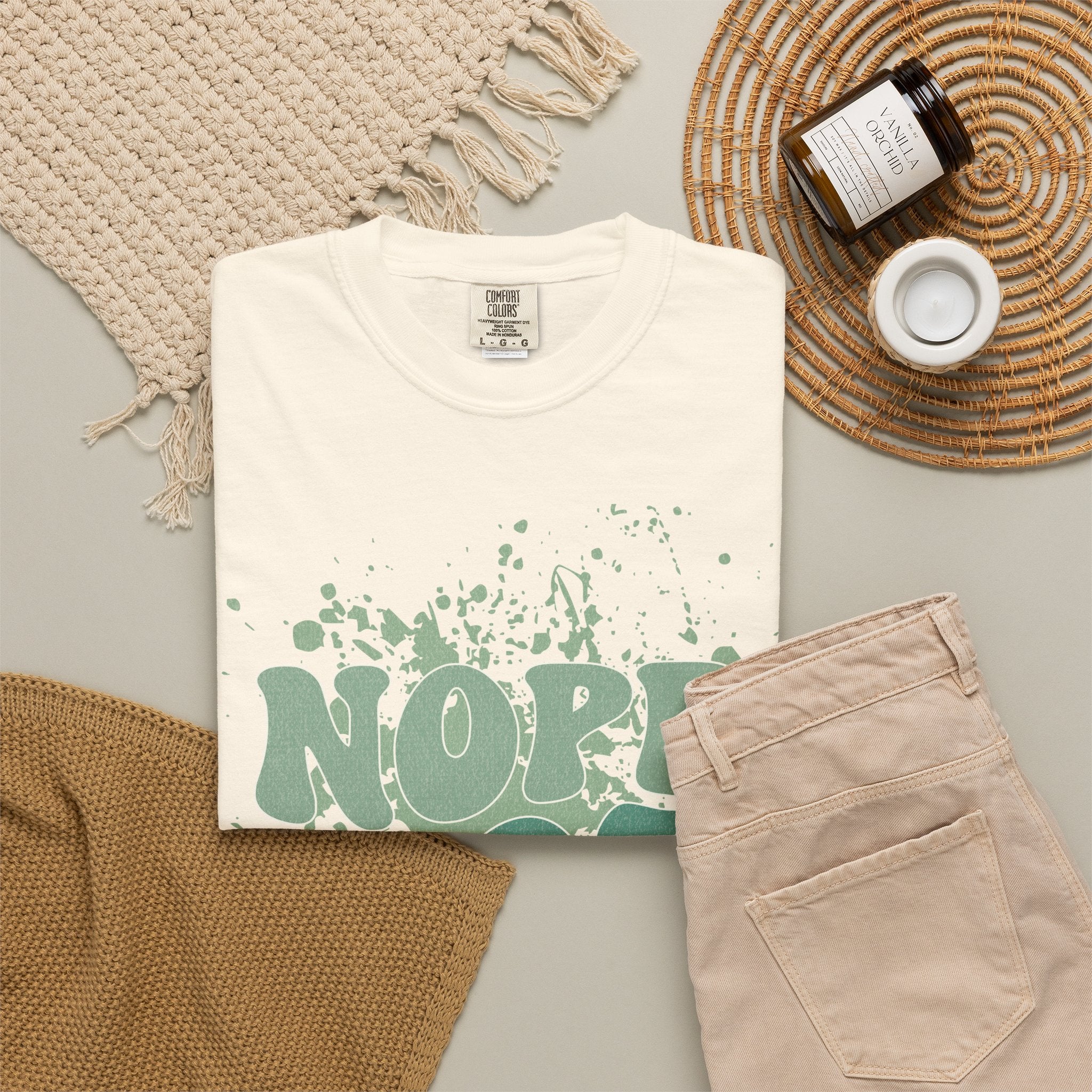 Nope Not Today Textured  T-Shirt — Funny Graphic Statement Tee