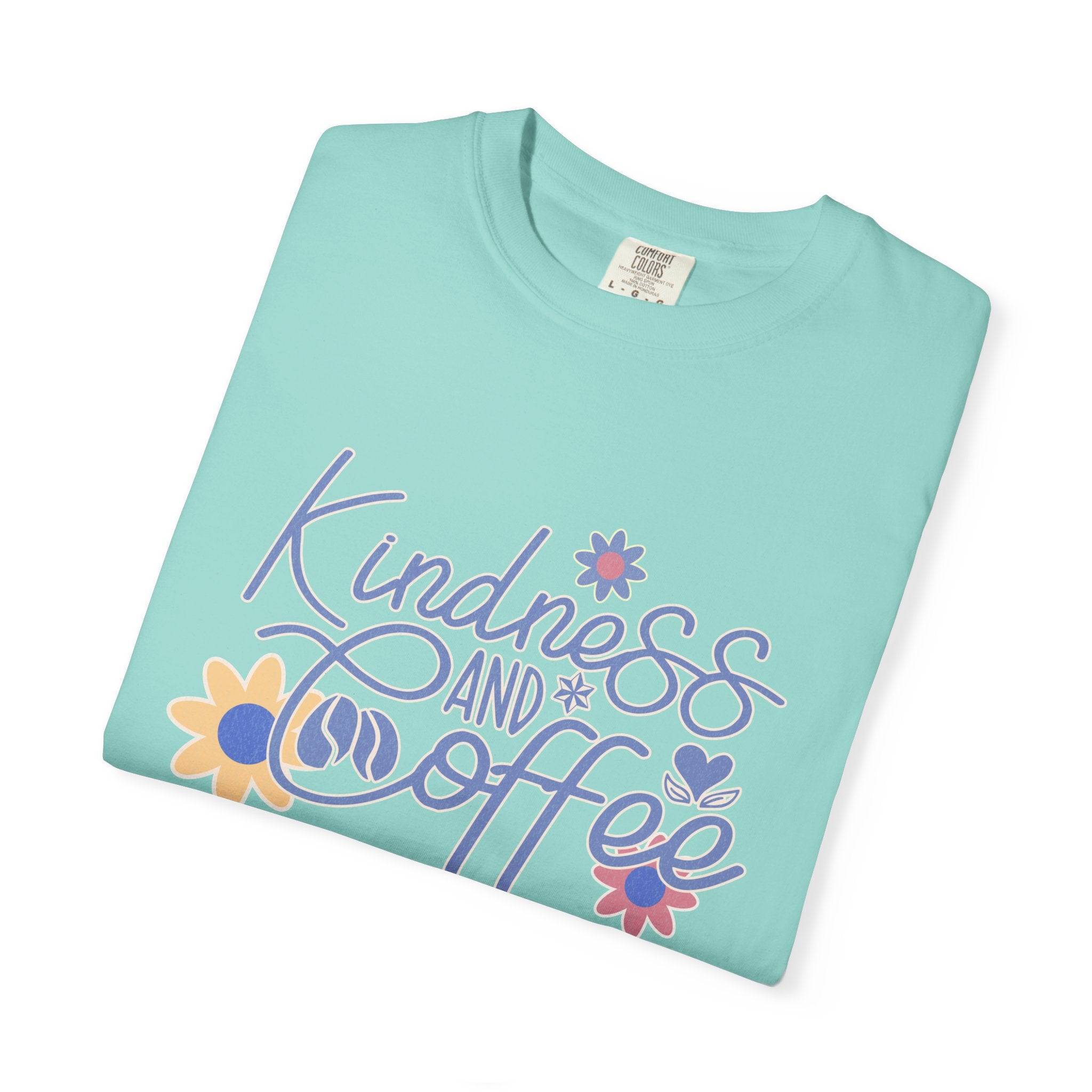 Textured Kindness and Coffee T-Shirt