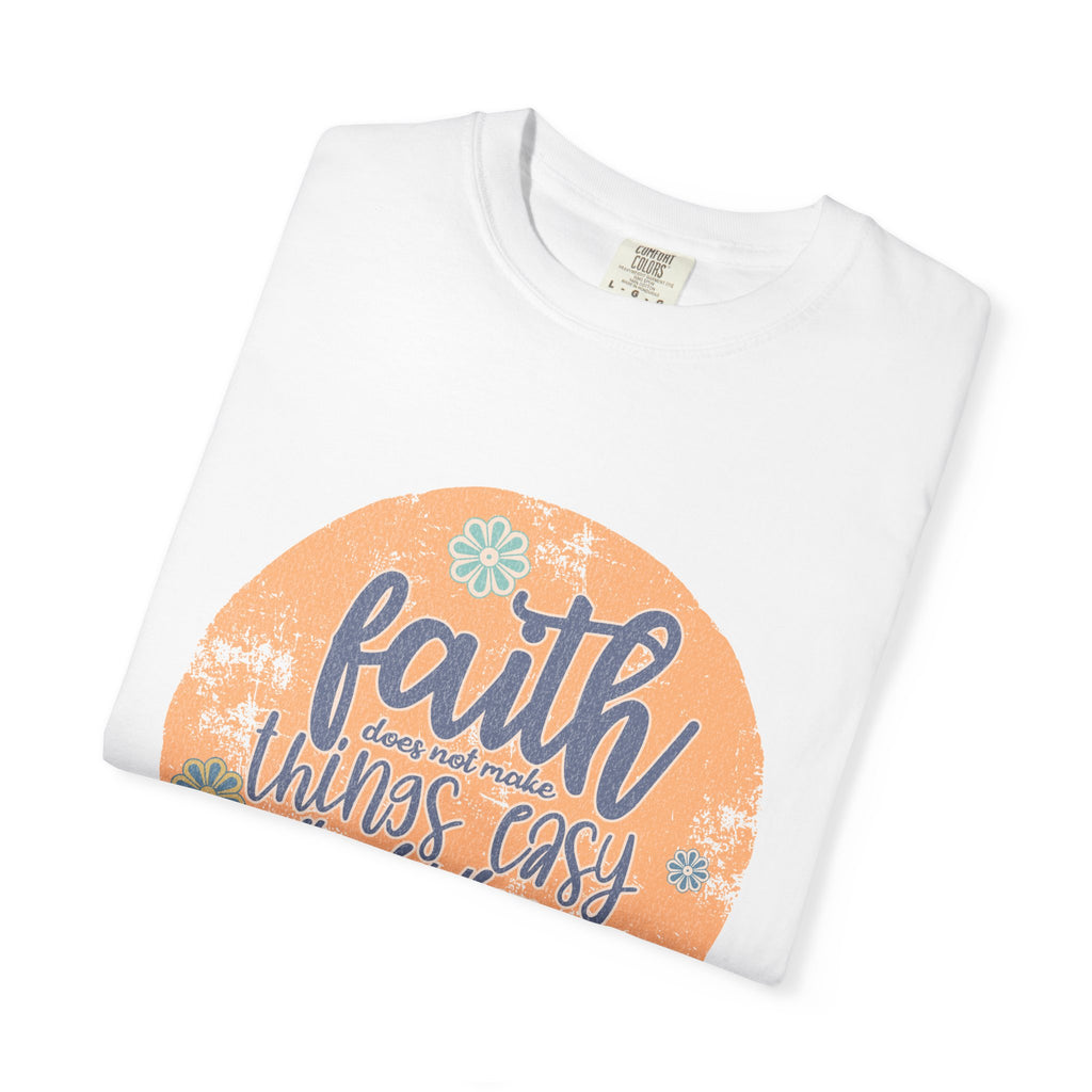 Faith Makes Things Possible T-shirt | Textured Inspirational Quote