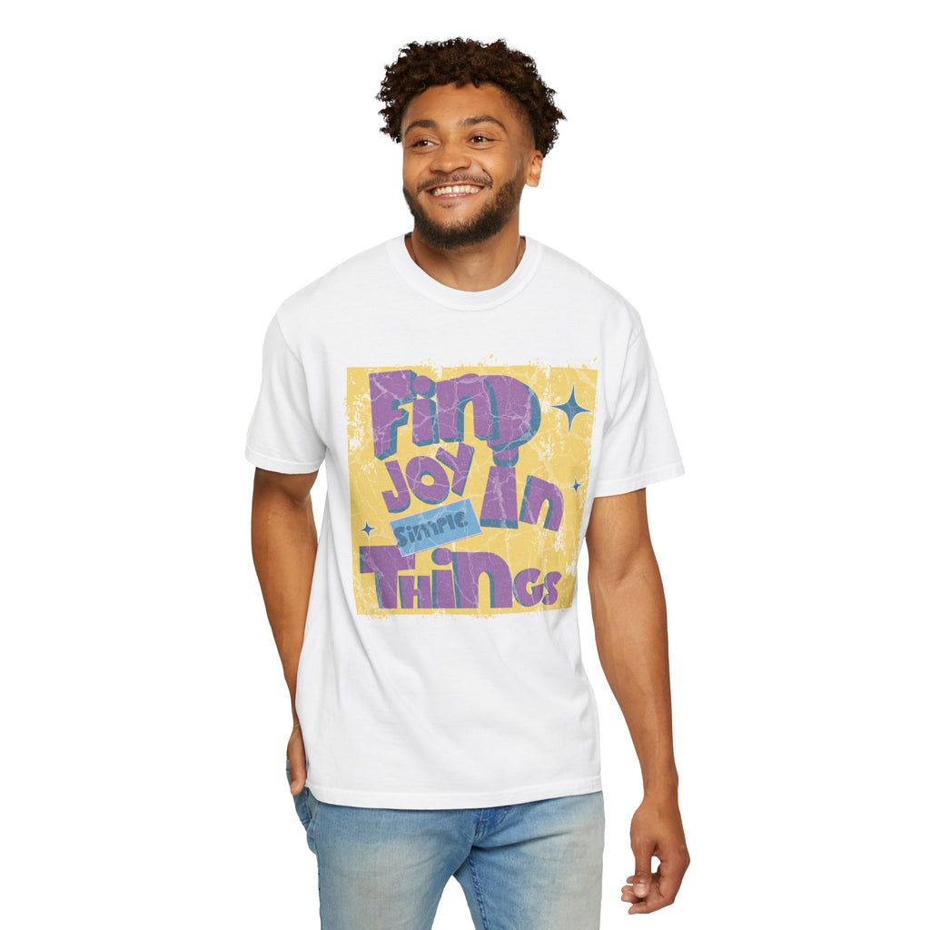 Find Joy In Small Things Textured T-Shirt