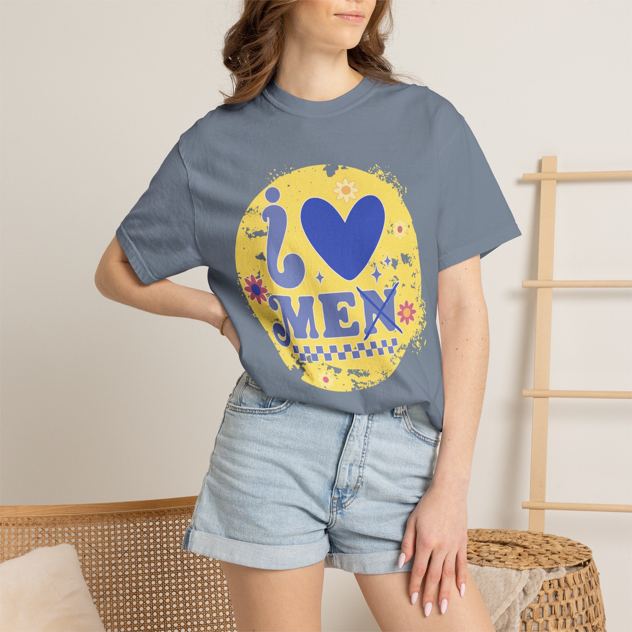 Funny Retro Self Love Textured Tee