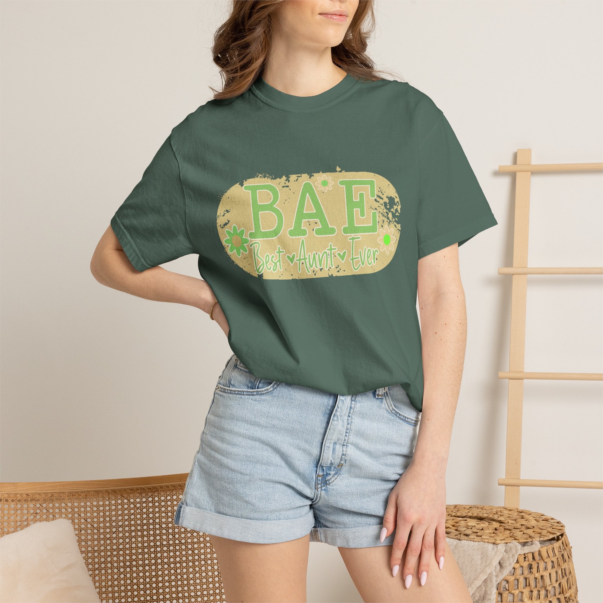 BAE Best Aunt Ever Textured T‑Shirt