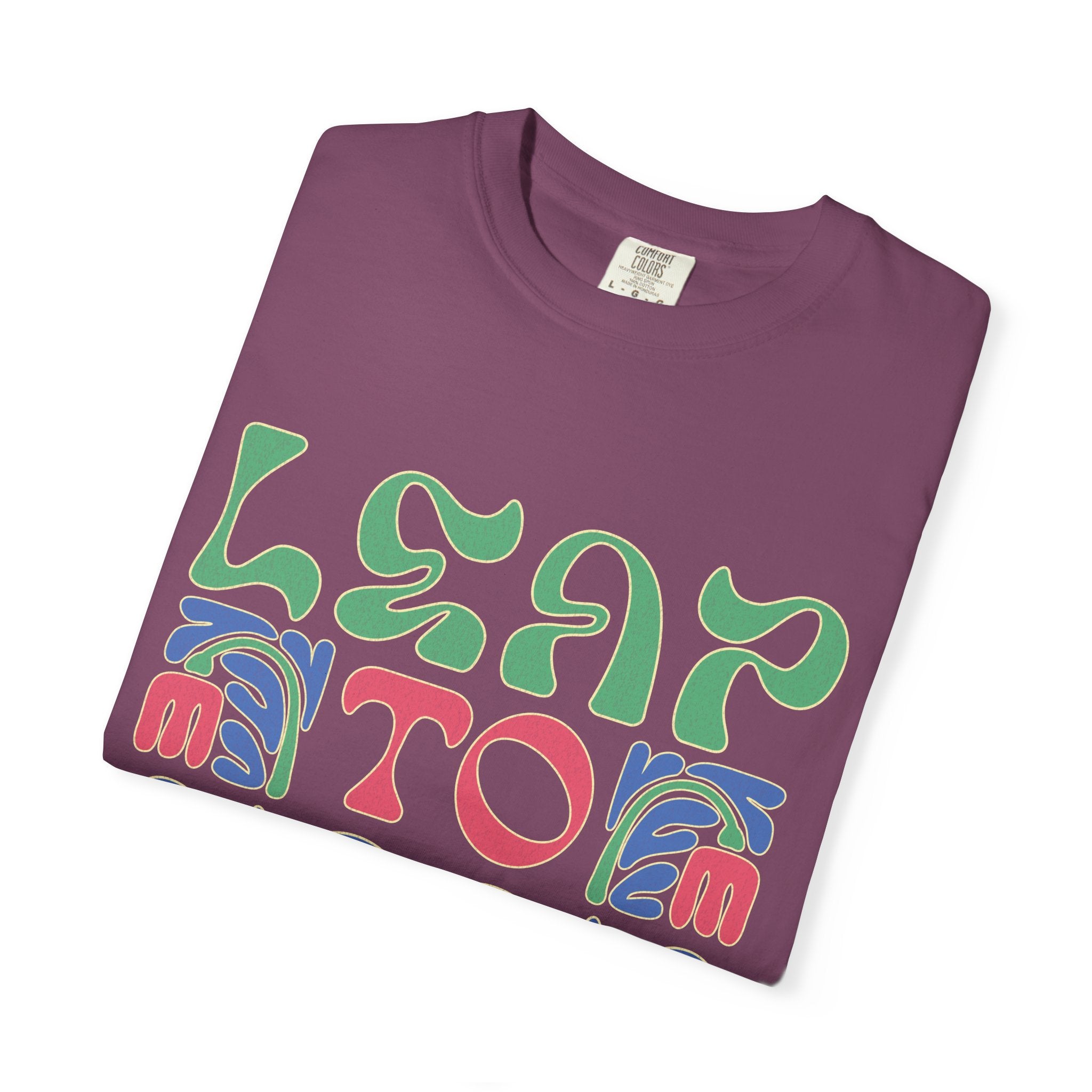 Leap To Soar T-shirt |Textured Retro Psychedelic Typography