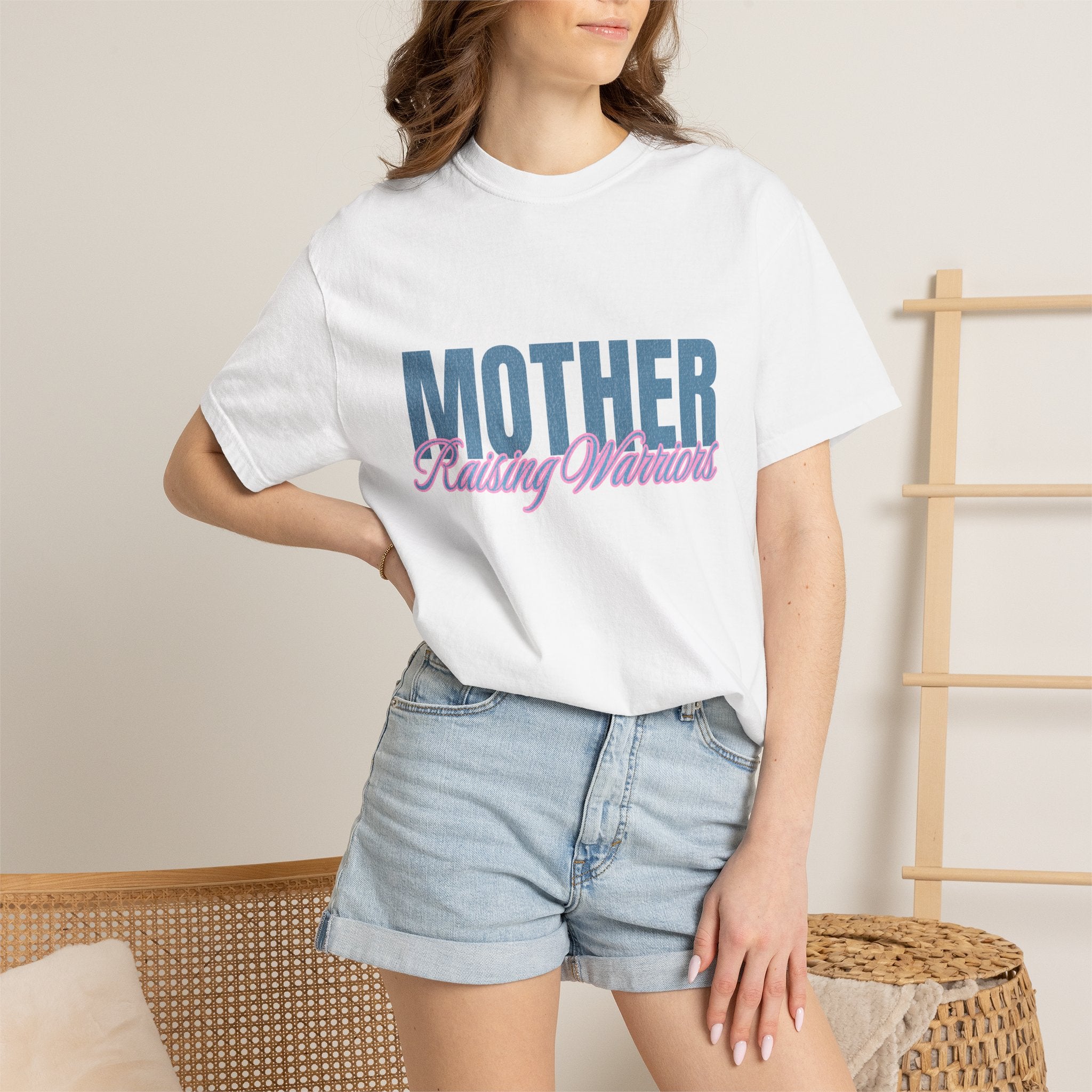 Mother Raising Warriors Retro Textured Tee