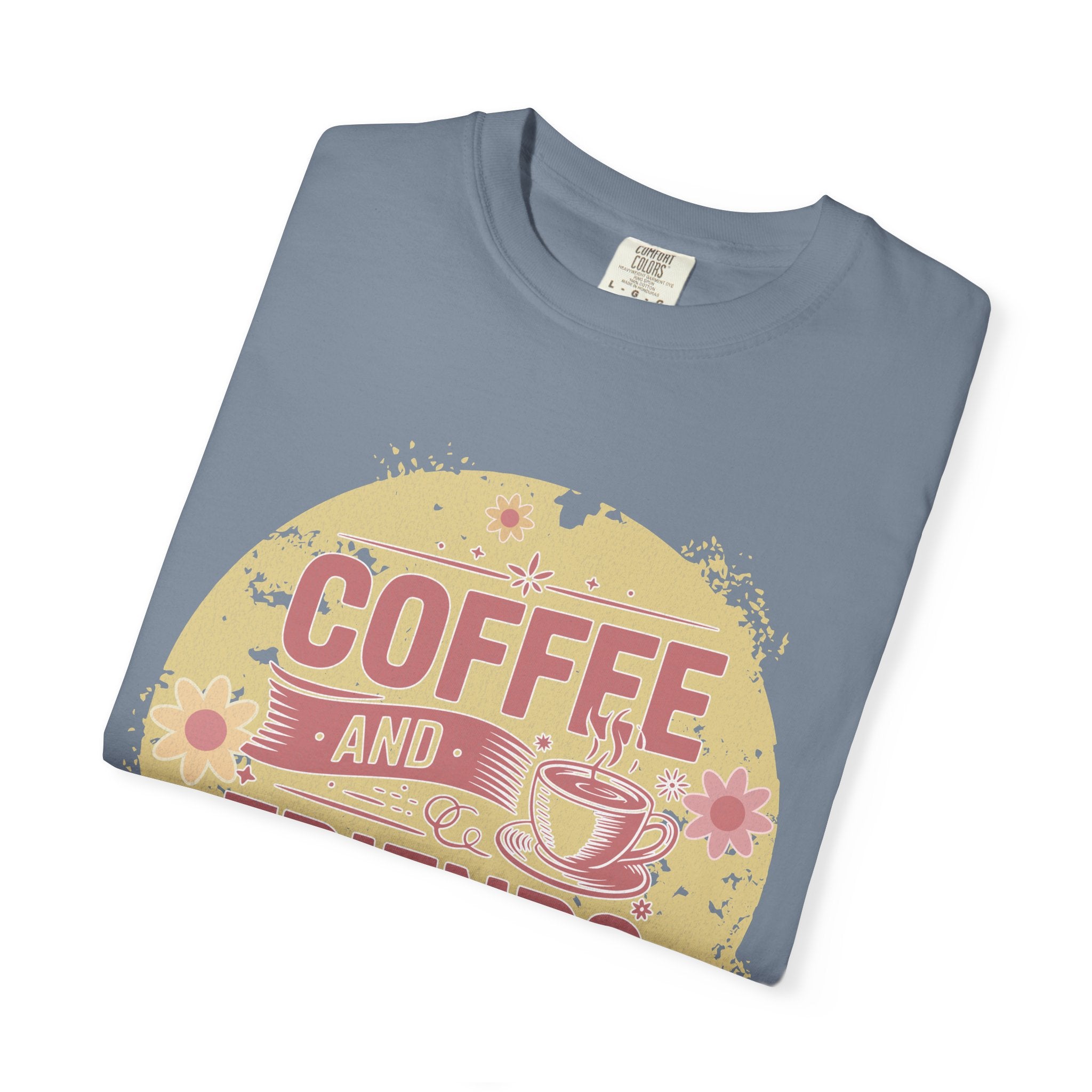 Coffee and Friends Textured T-Shirt — 'Makes the Perfect Blend' Casual Tee