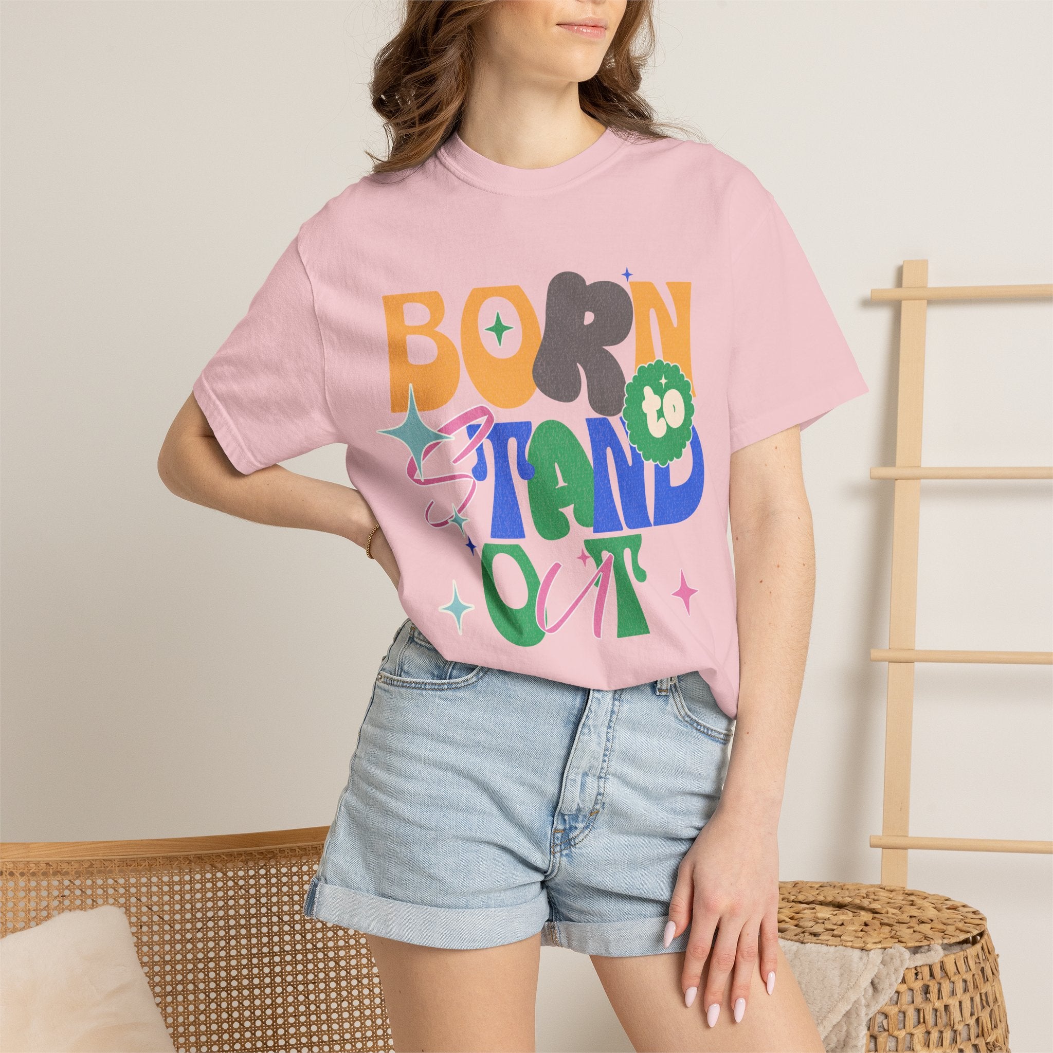 Born to Stand Out Textured T-Shirt