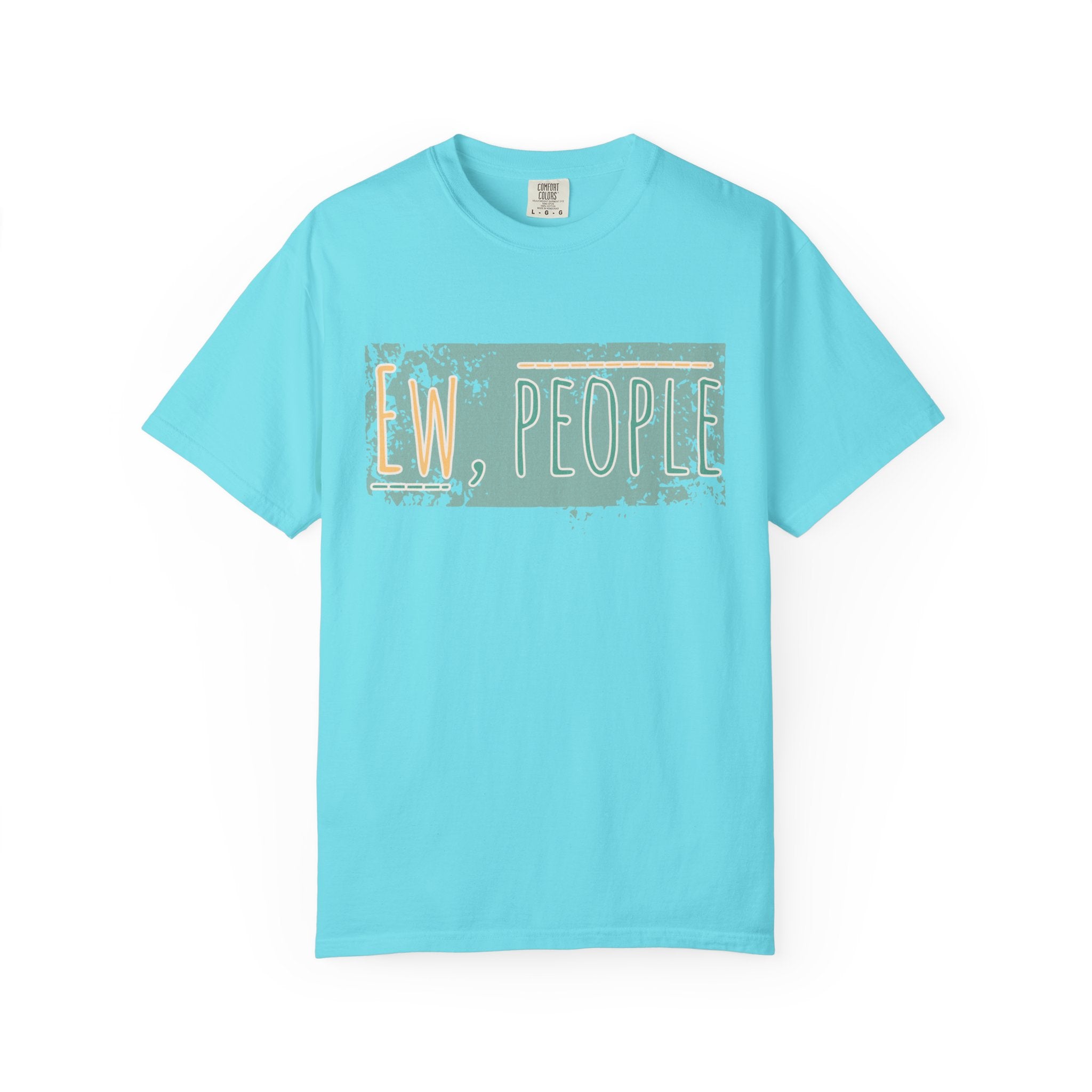 Ew, People Funny Introvert Textured Tee