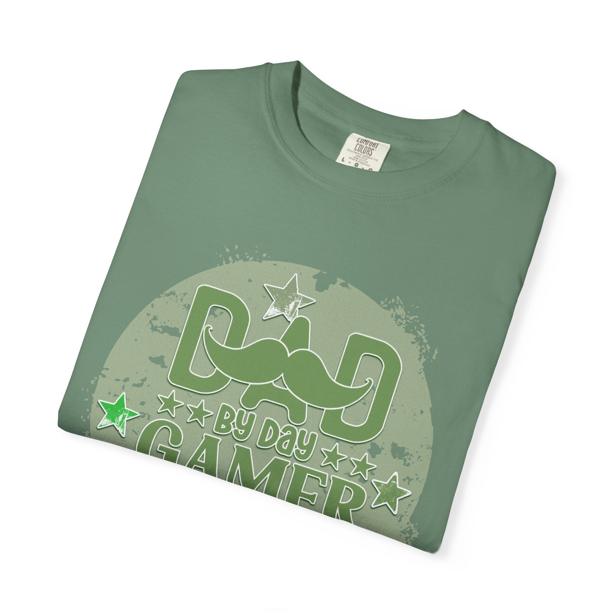 Dad By Day Gamer By Night Textured T-Shirt