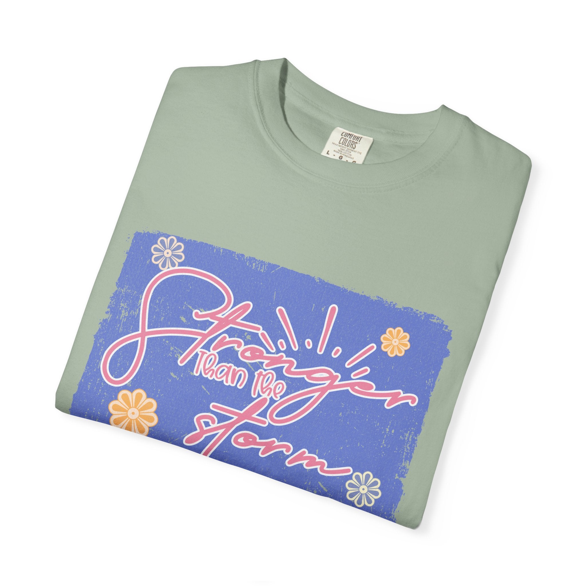 Stranger Than Fiction T-shirt | Textured Retro Script Floral Graphic