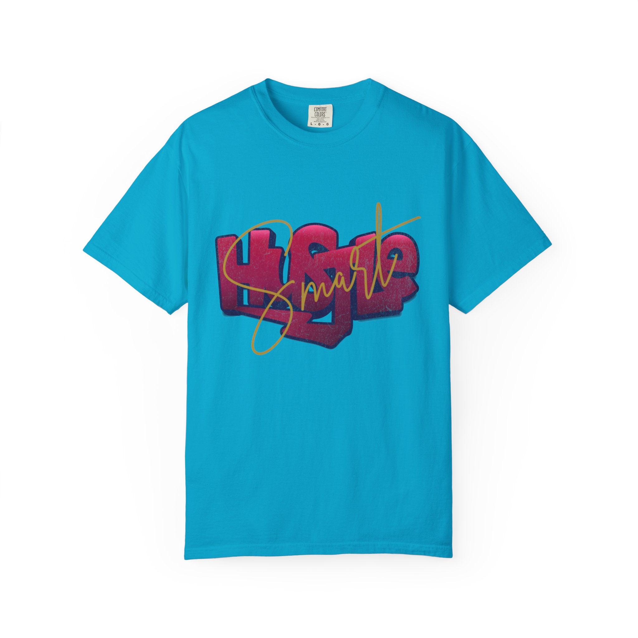 Textured Retro Hustle Smart Graphic Shirt