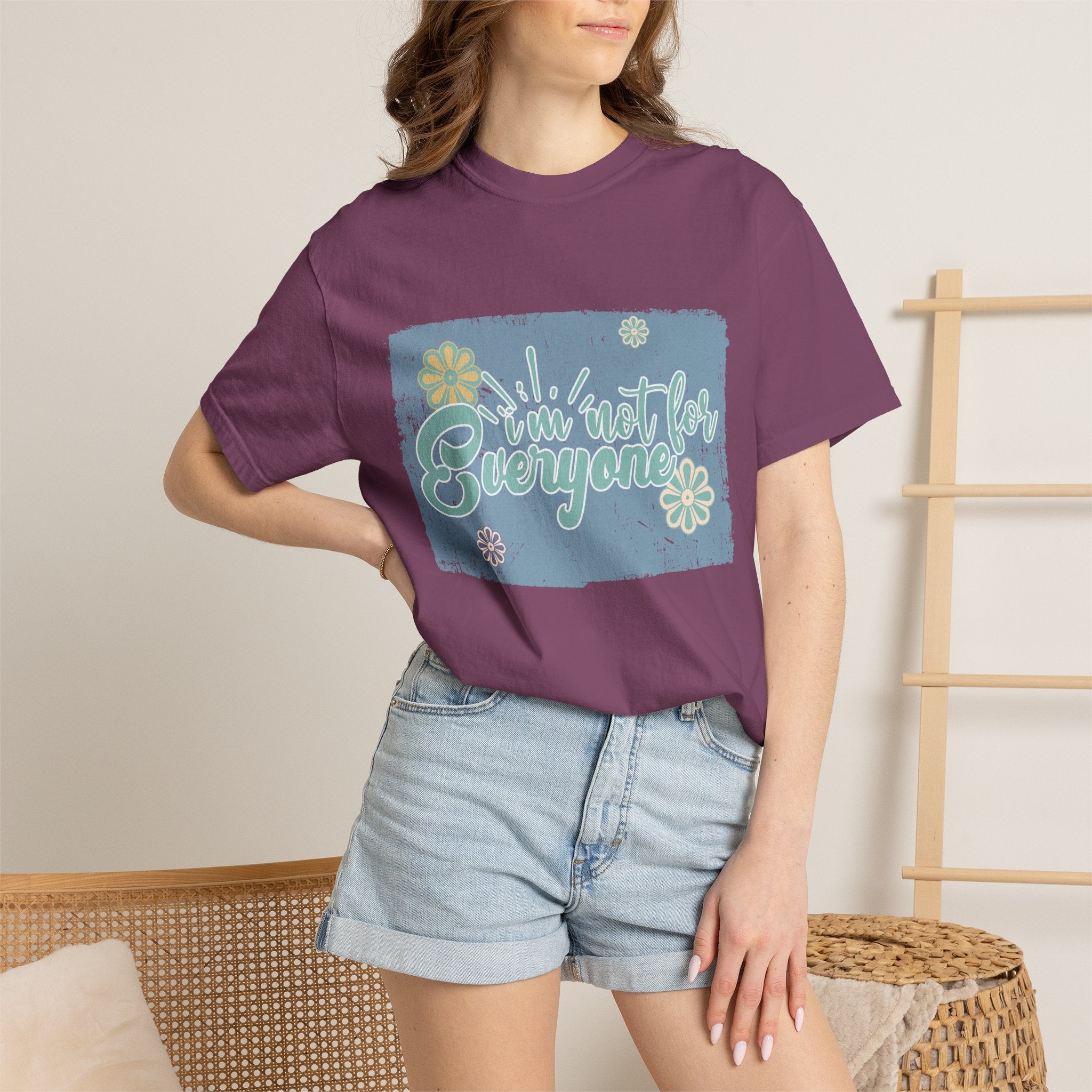 Textured Retro I'm Not For Everyone Tee
