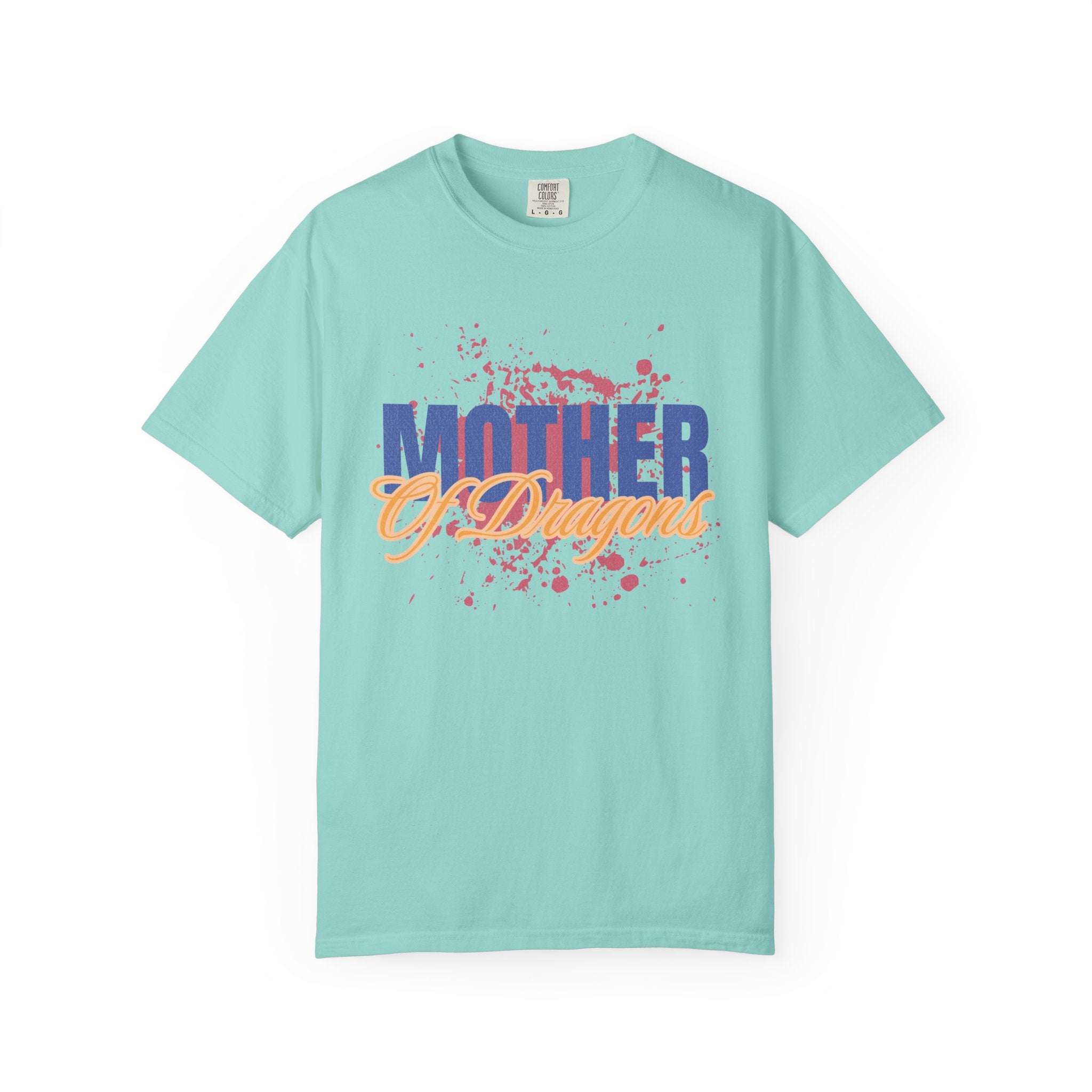 Mother of Dragons Textured T-Shirt — Bold Fantasy Tribute Tee
