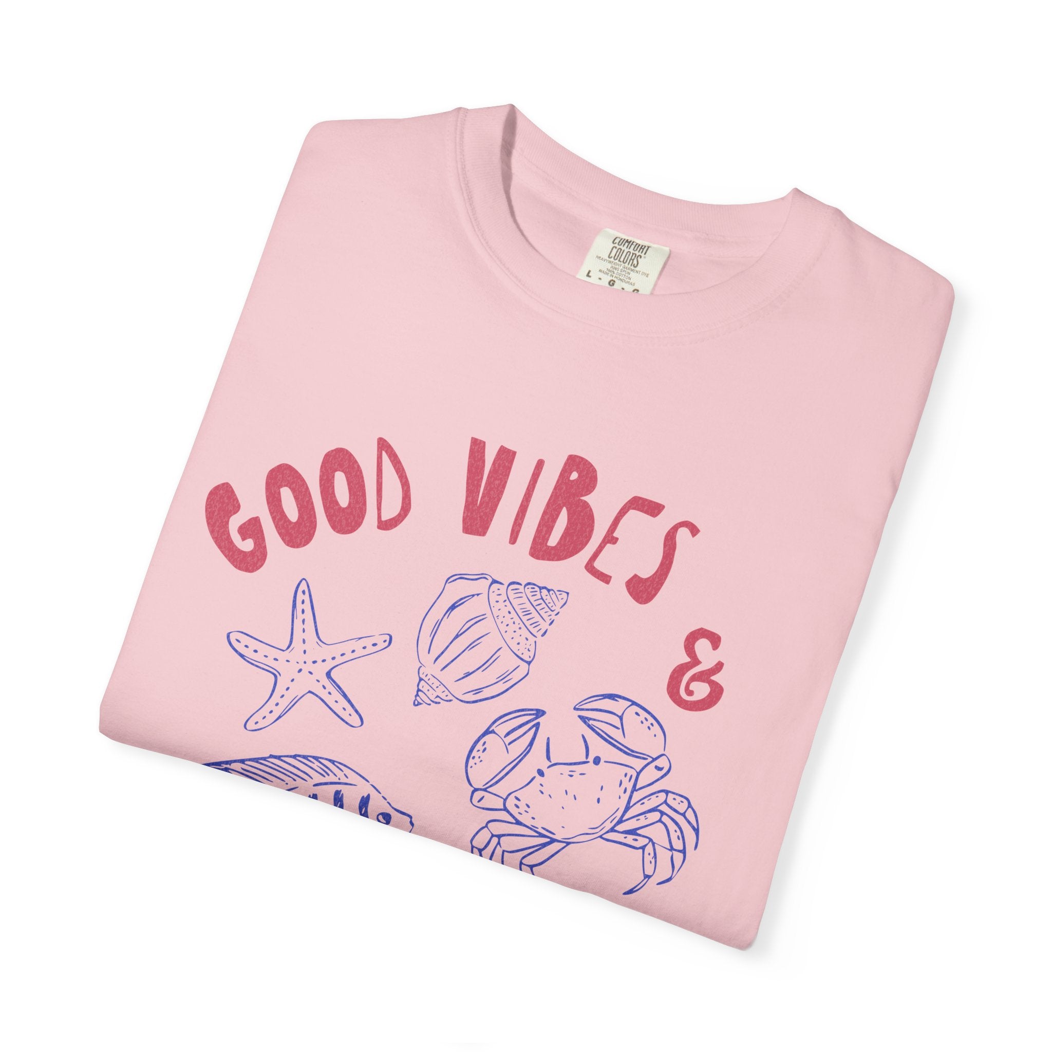 Good Vibes & Ocean Tides Textured Tee