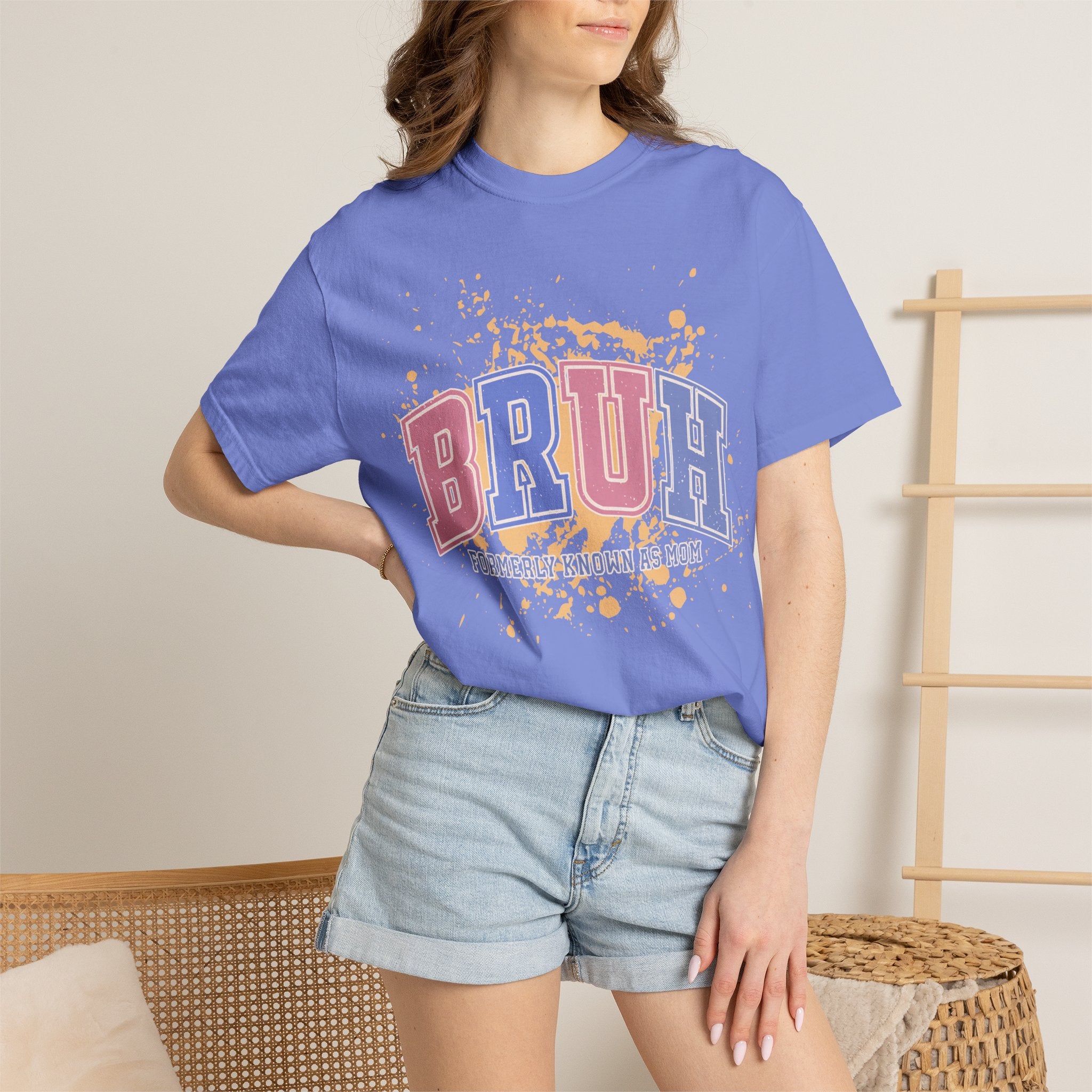 Texstured T-Shirt — "BRUH (Formerly Known As Mom)" Graphic Tee, Funny Mom Gift