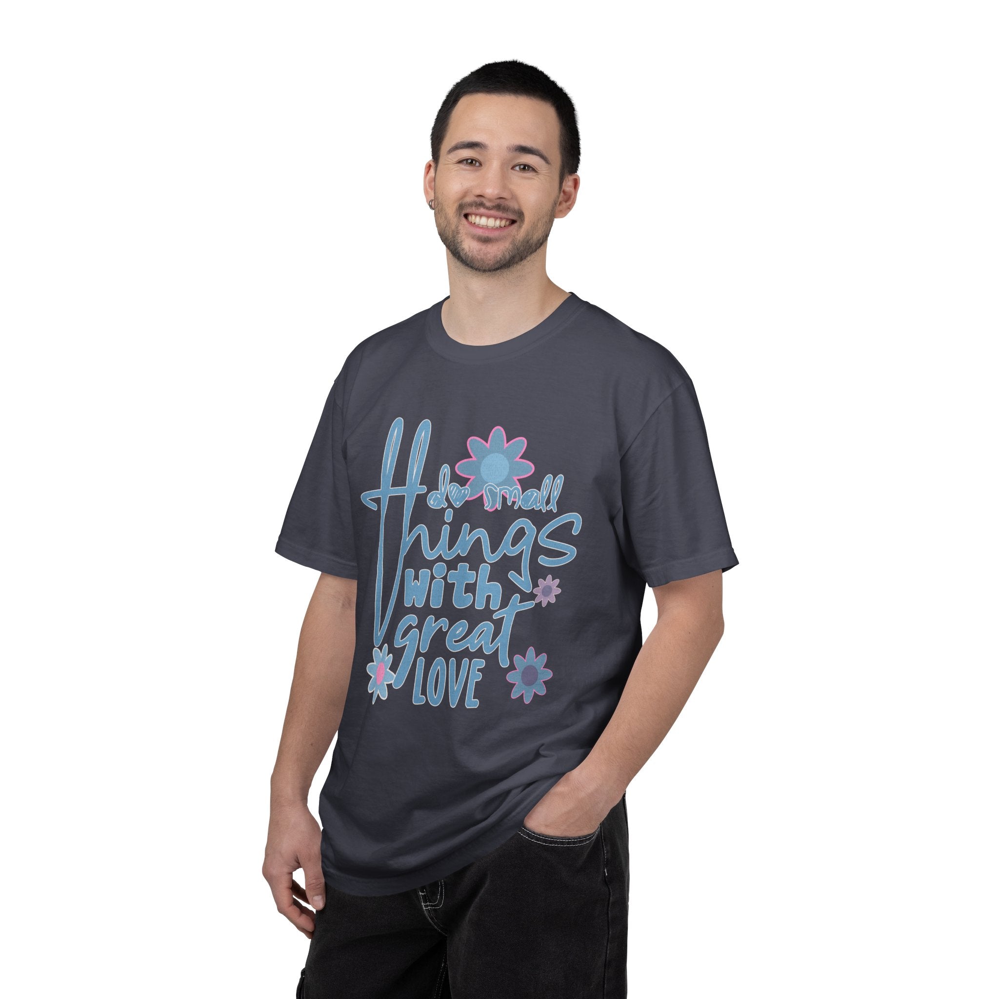 Textured Retro Great Love Graphic Tee