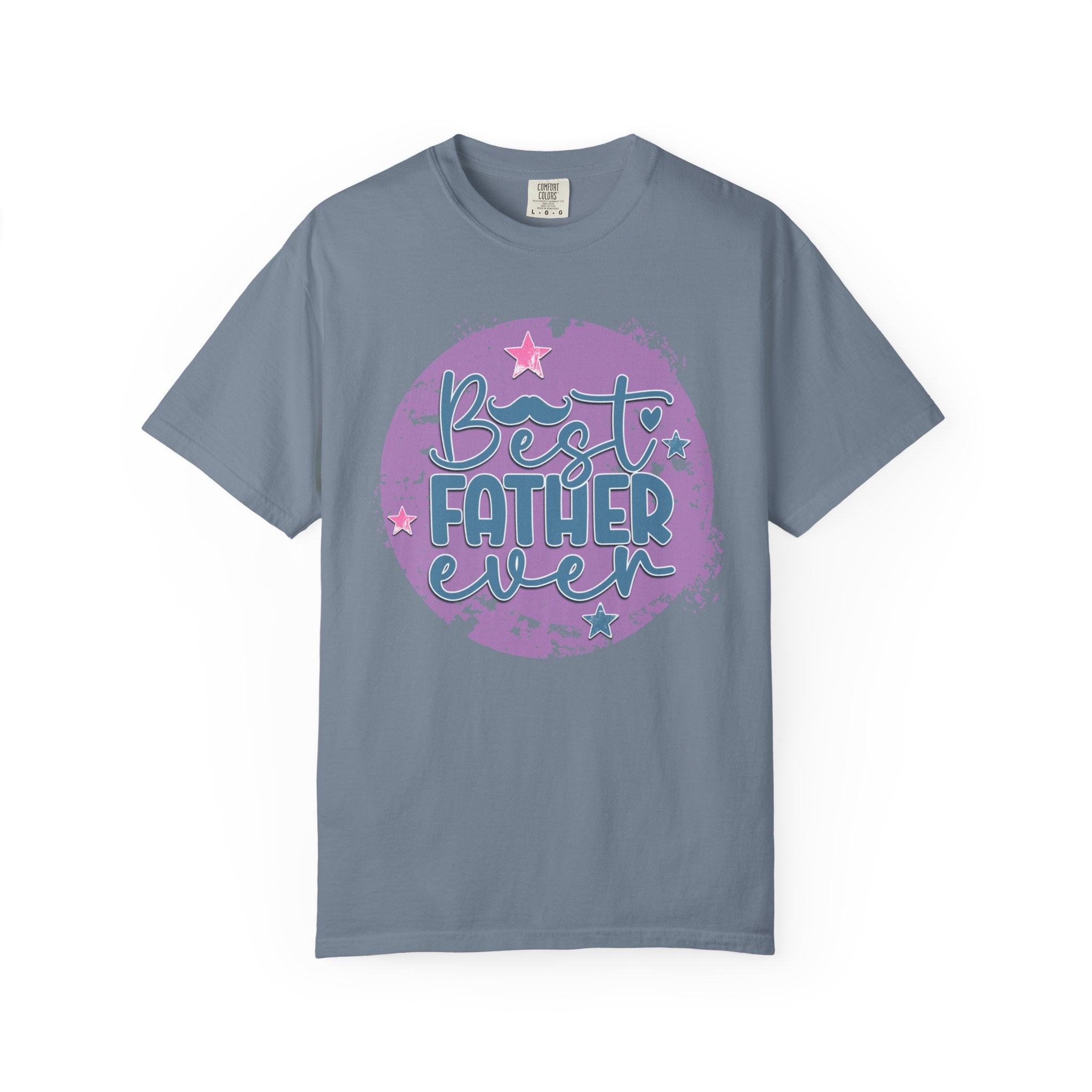 Best Father Ever Textured T-Shirt — Father’s Day Gift Tee