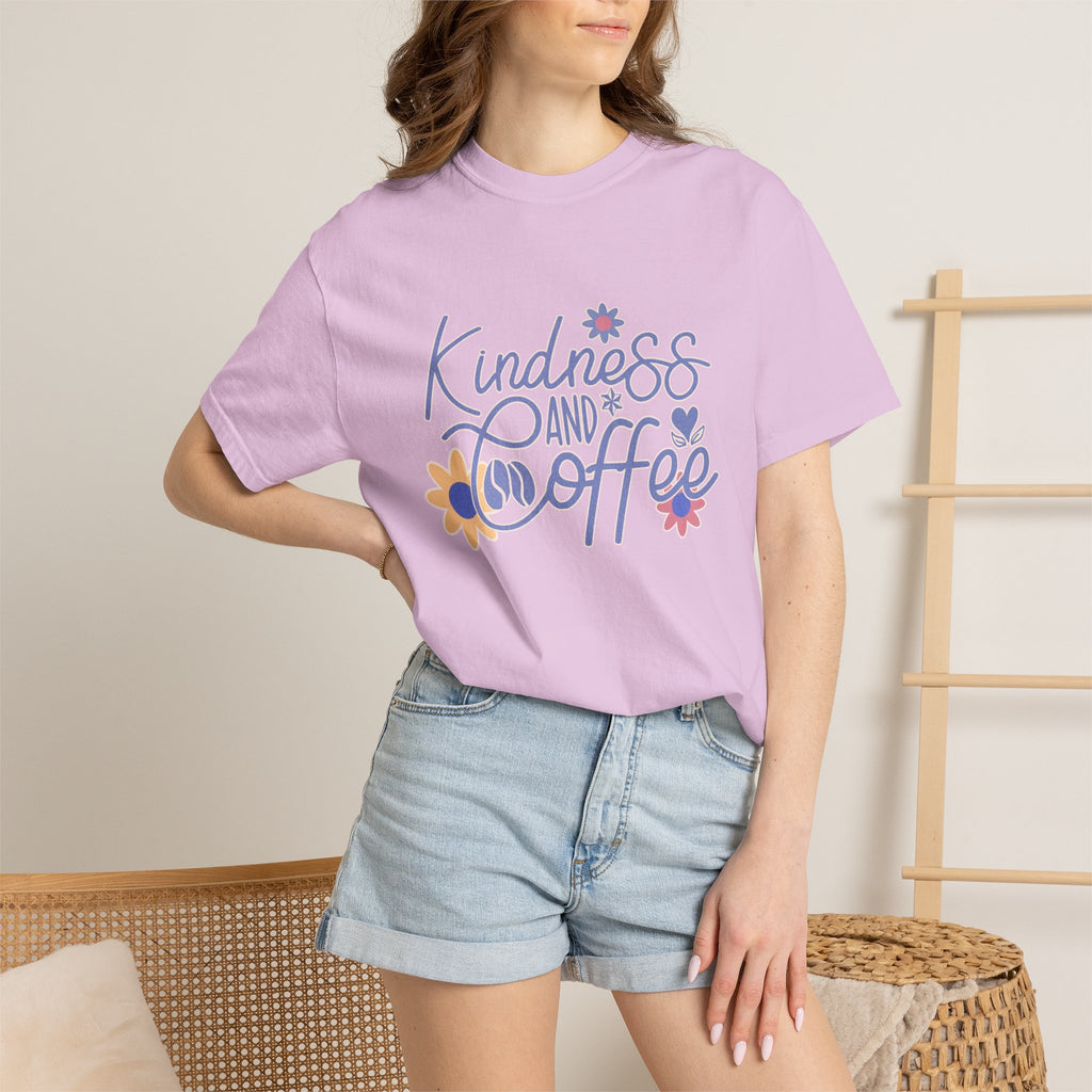 Textured Kindness and Coffee T-Shirt