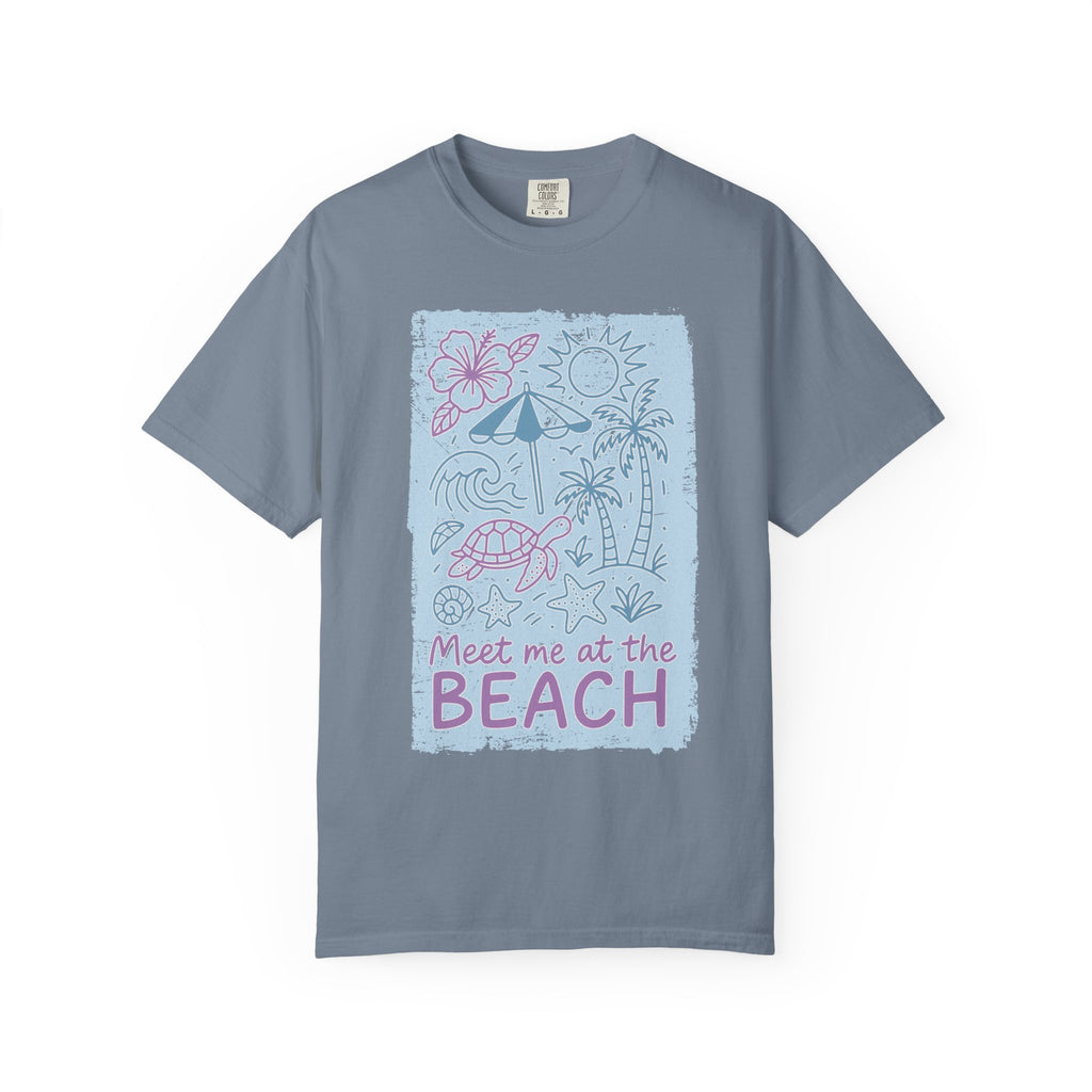 Meet Me at the Beach Textured T-Shirt