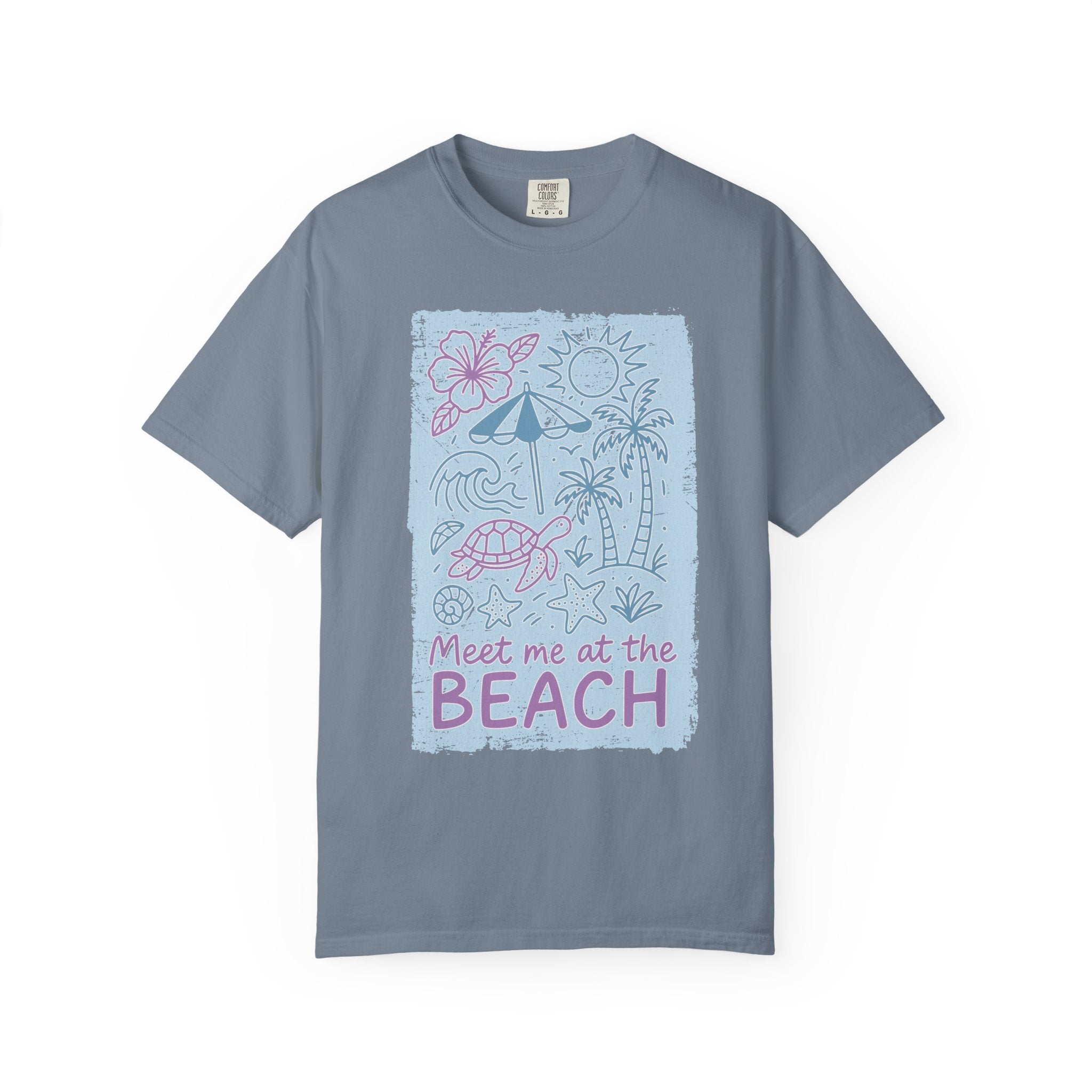 Meet Me at the Beach Textured T-Shirt