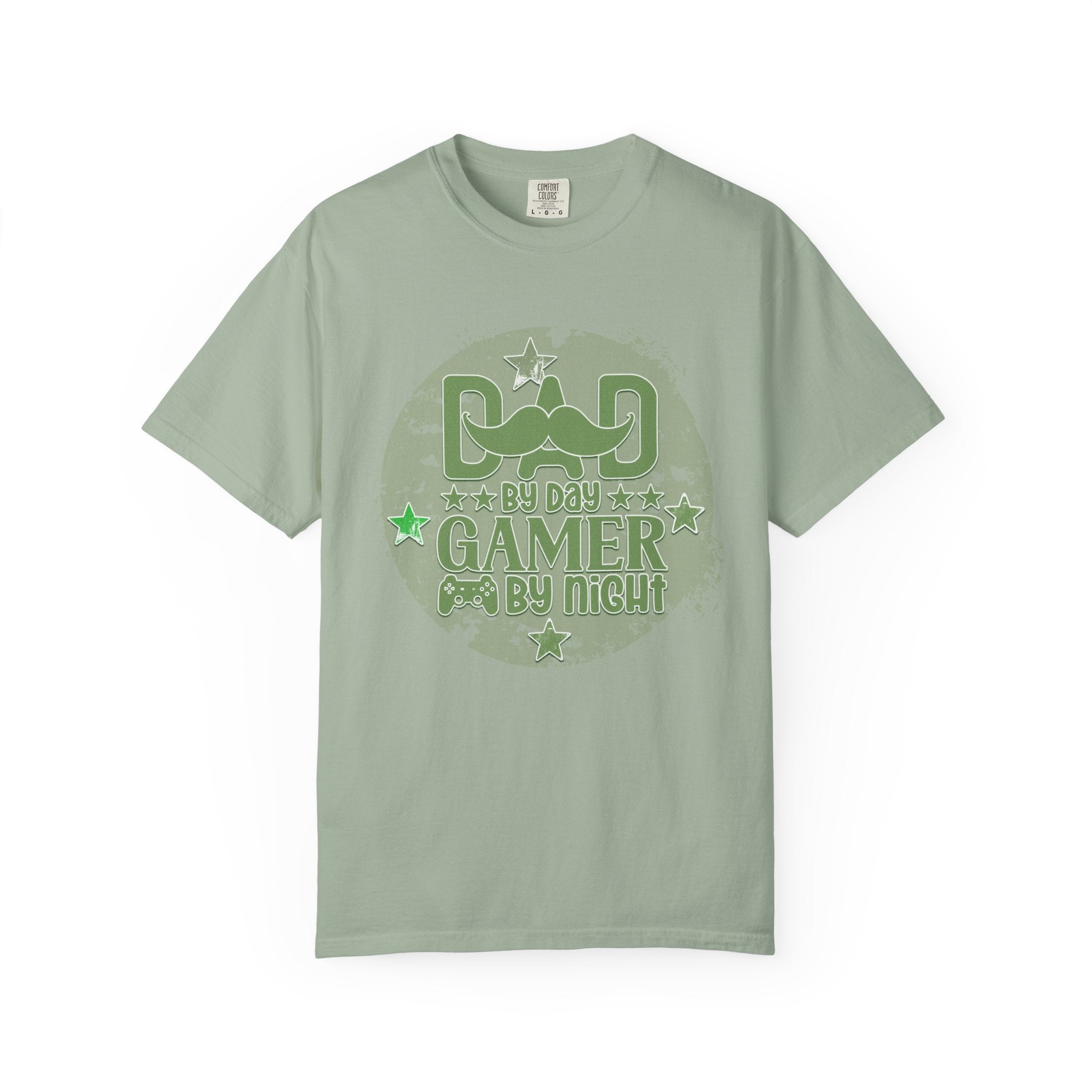 Dad By Day Gamer By Night Textured T-Shirt