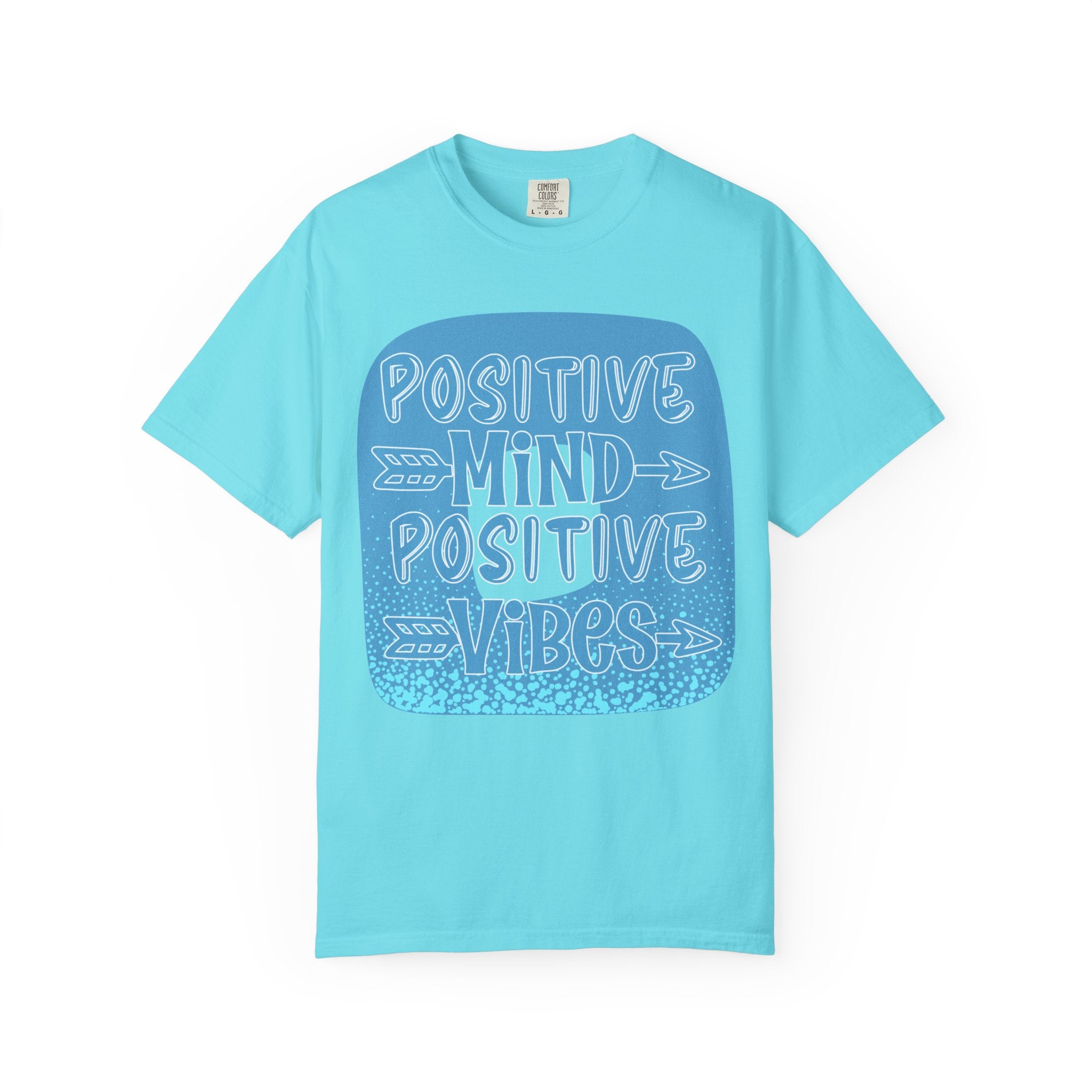Positive Mind Positive Vibes Textured T-Shirt