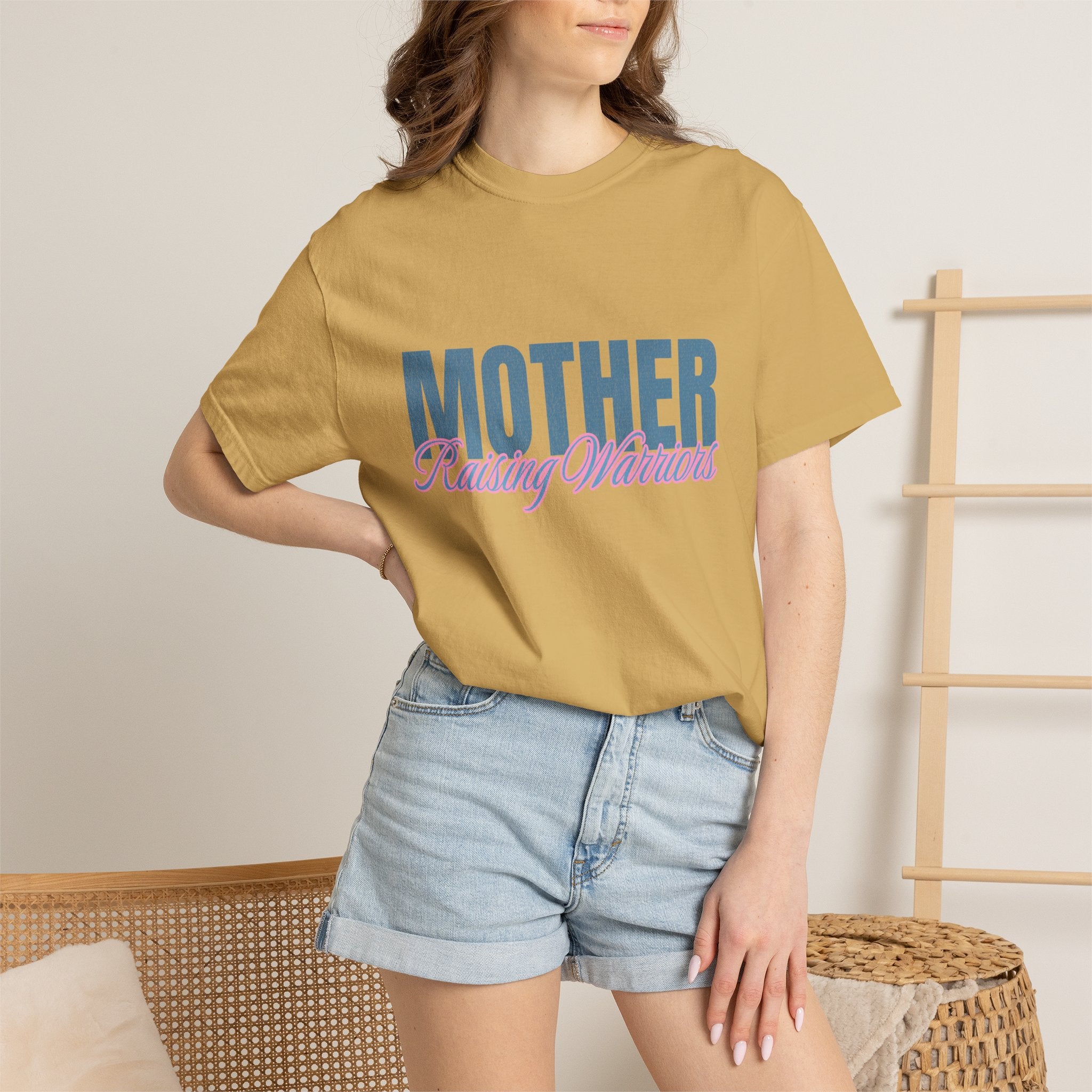 Mother Raising Warriors Retro Textured Tee