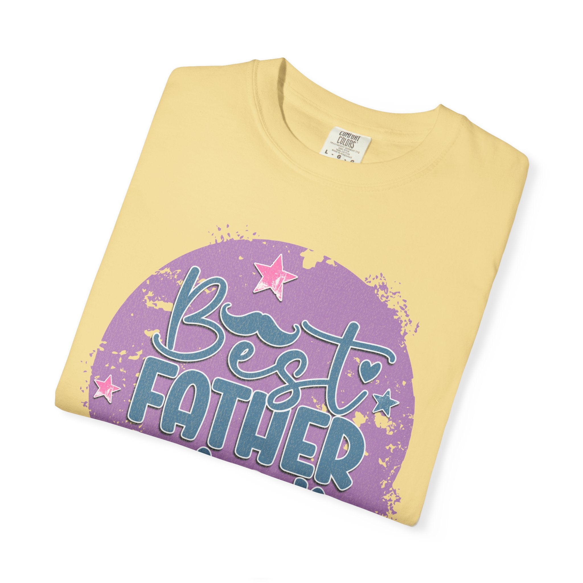 Best Father Ever Textured T-Shirt — Father’s Day Gift Tee