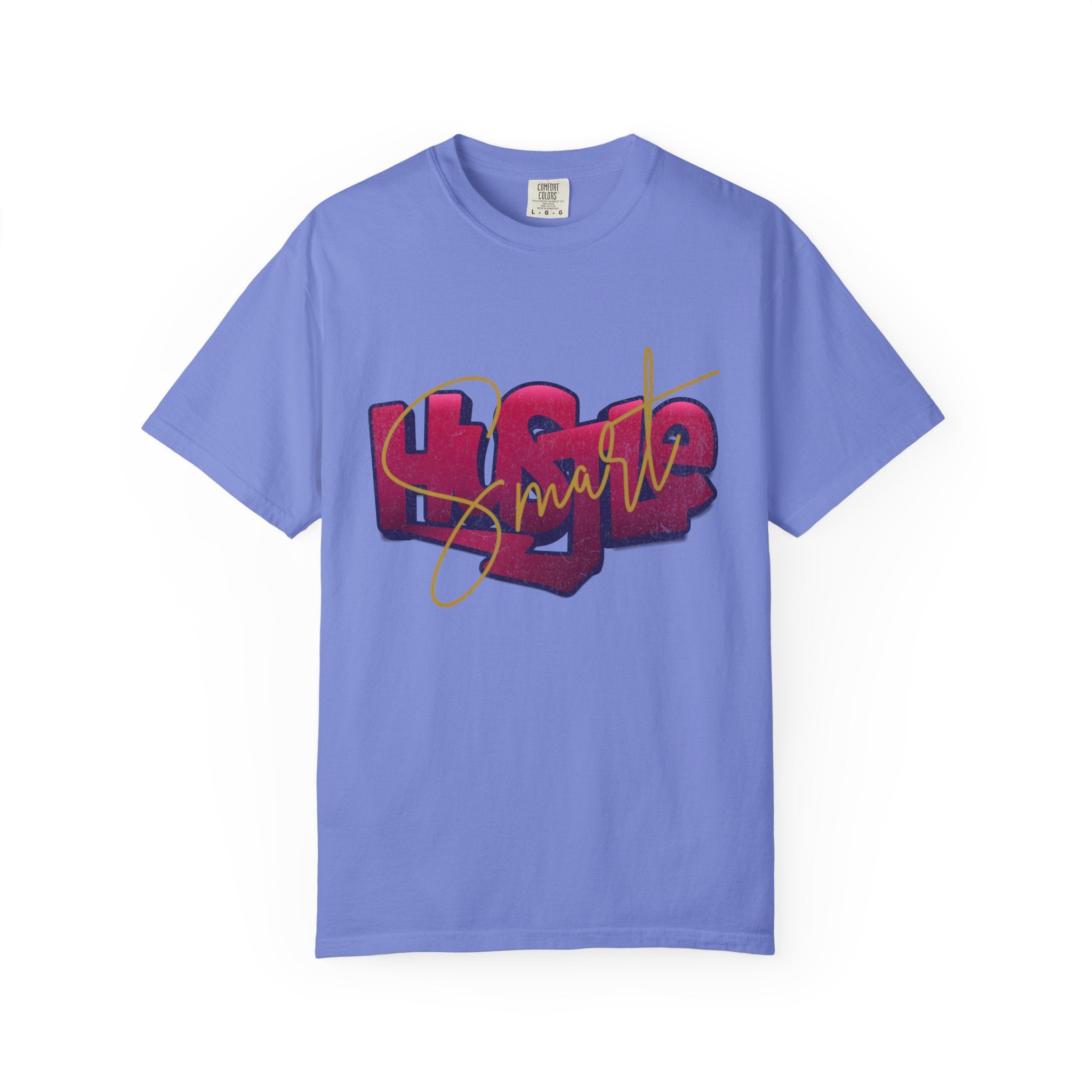 Textured Retro Hustle Smart Graphic Shirt
