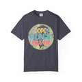 Dope Black Mom Textured T-Shirt — Floral Retro Graphic Tee for Moms
