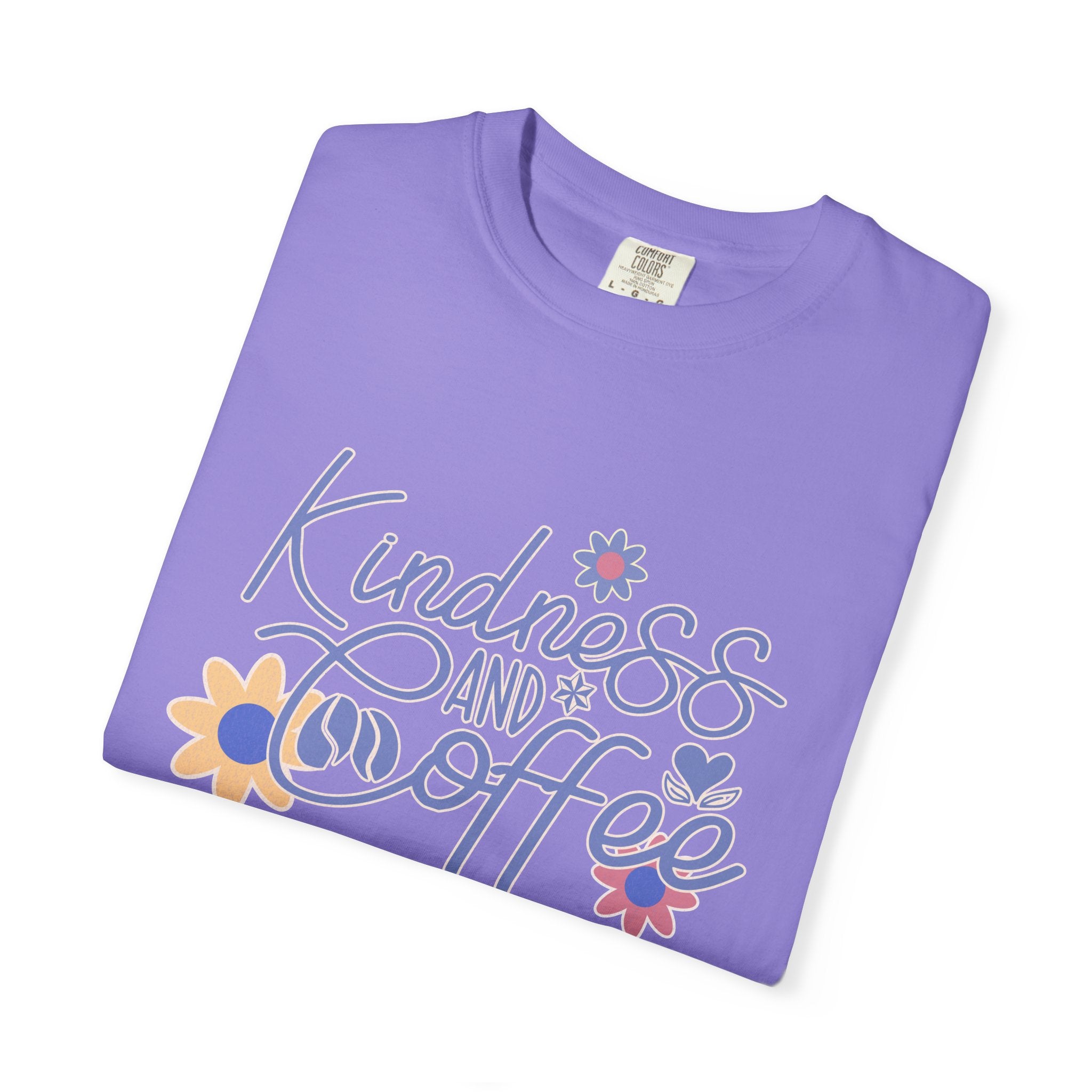Textured Kindness and Coffee T-Shirt