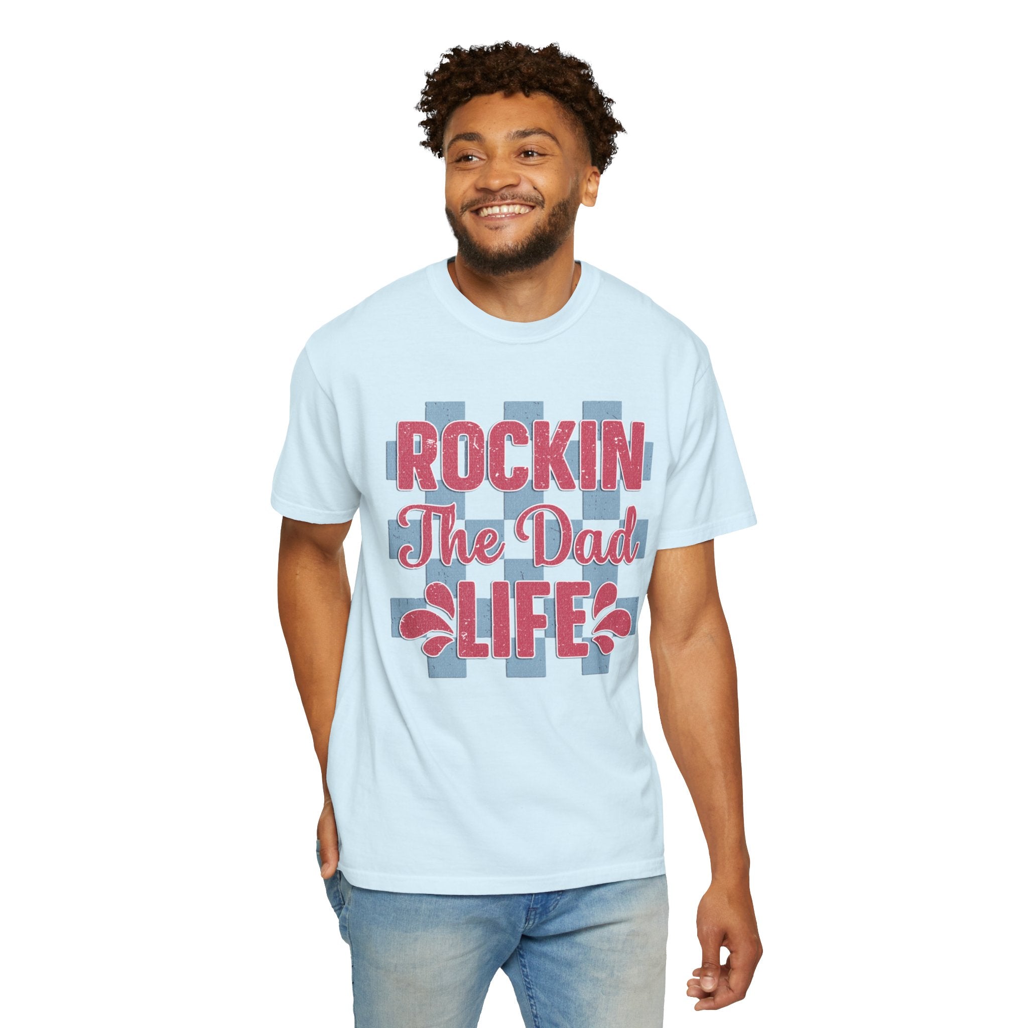 Rockin' The Dad Life Textured T-Shirt