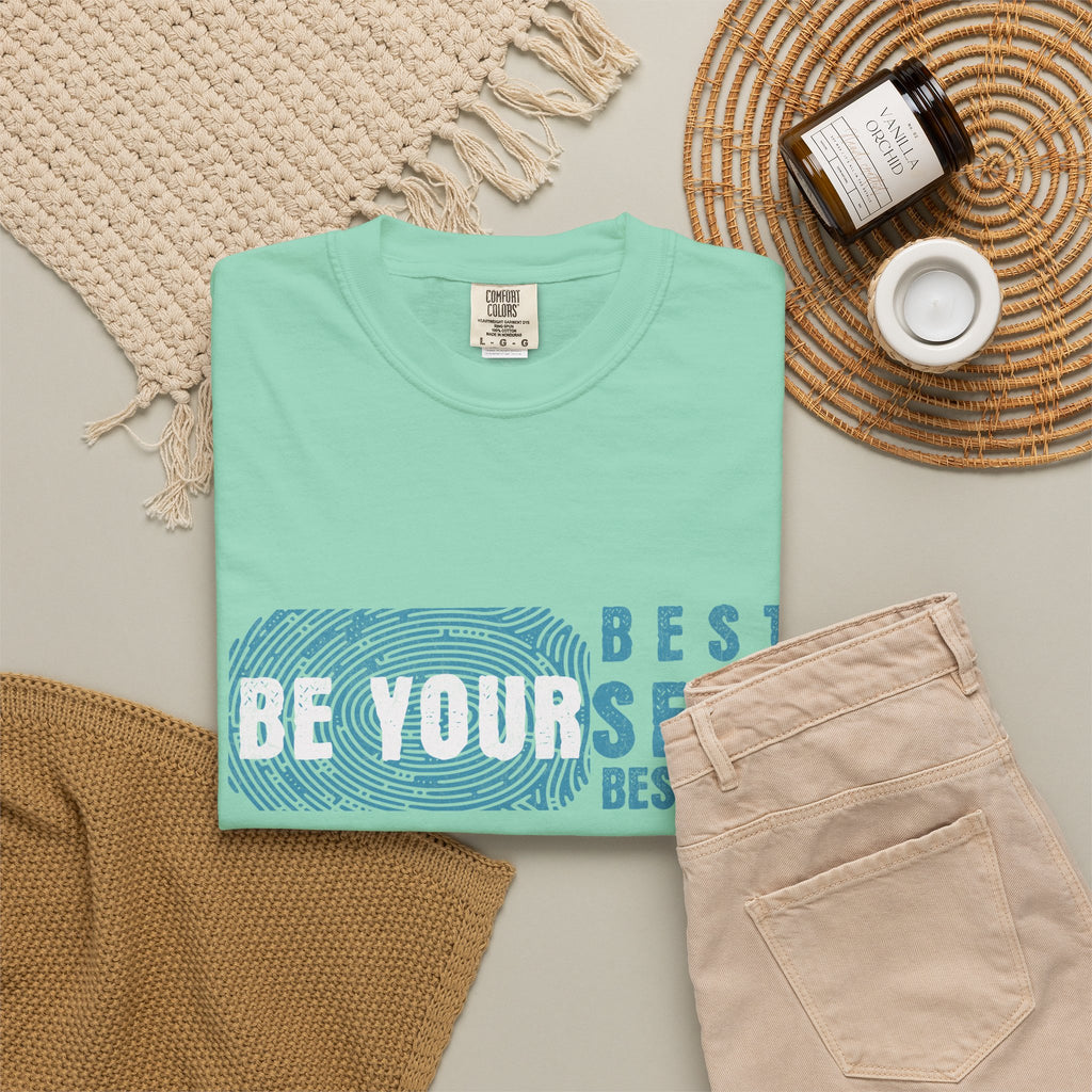 Textured Be Yourself Best Life T-Shirt