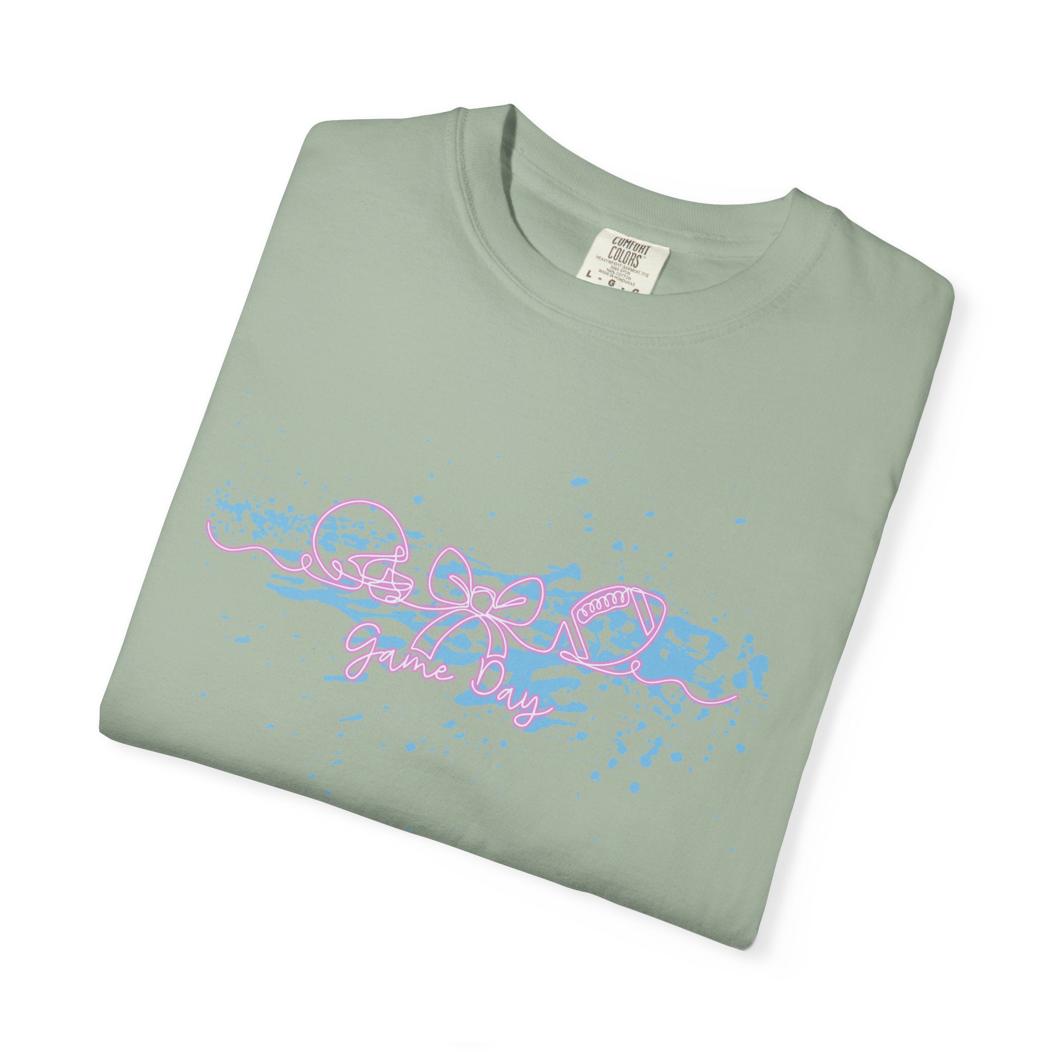 Coquette Aesthetic Football Game Day Textured Tee